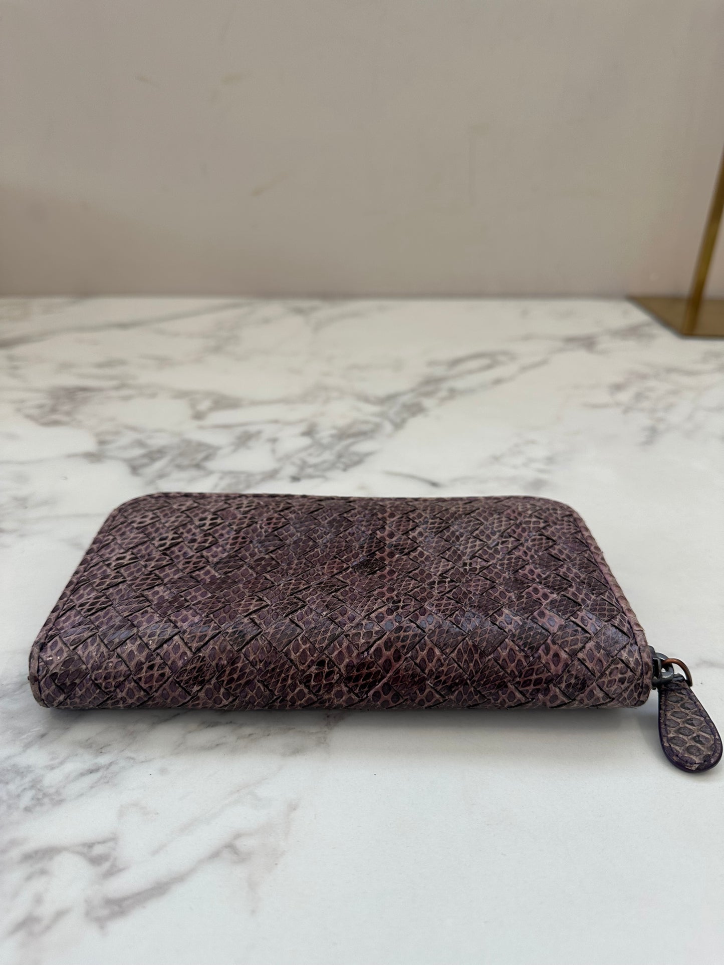 Bottega Veneta Purple Wallet