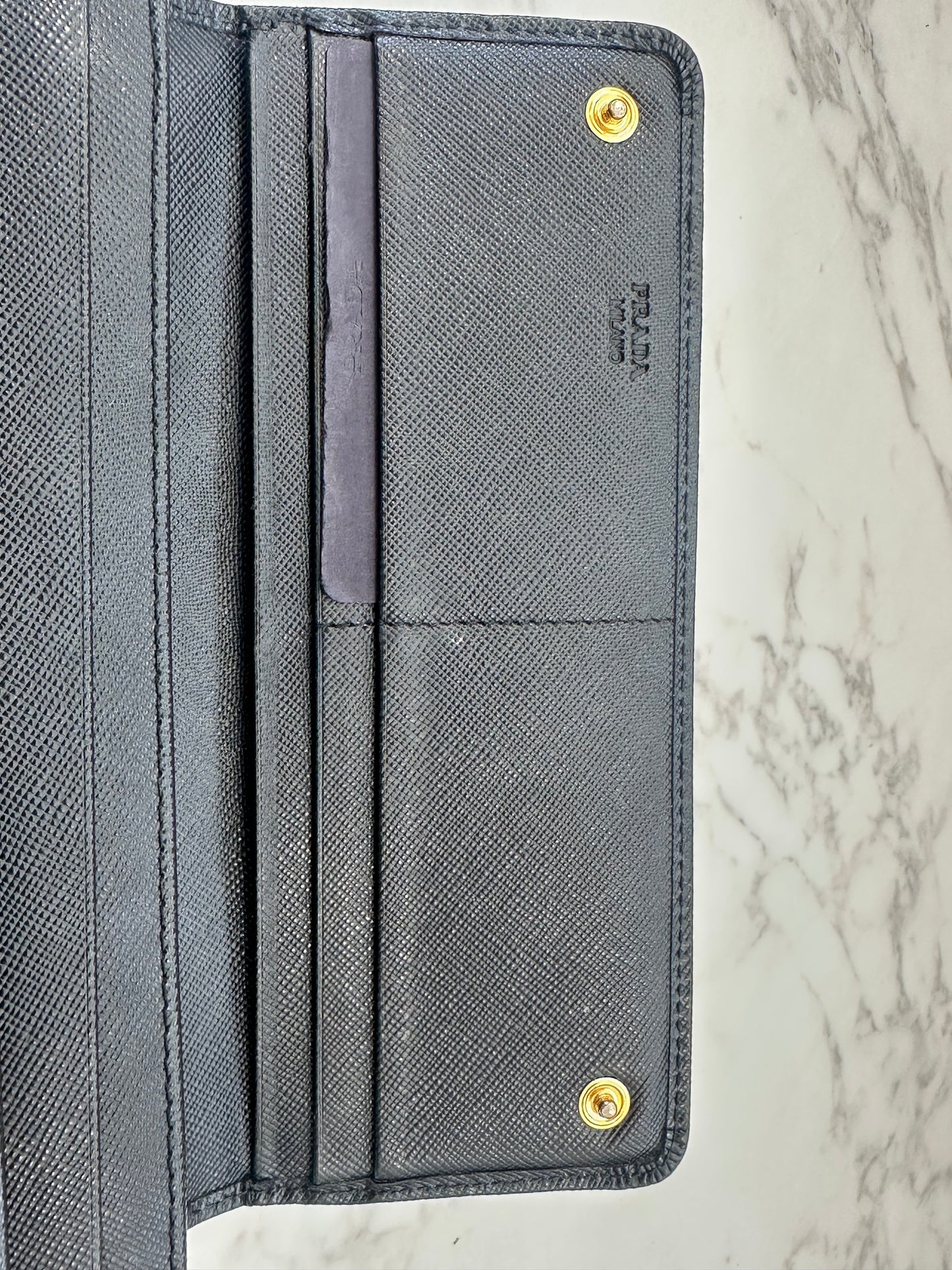 Prada Black Long Wallet