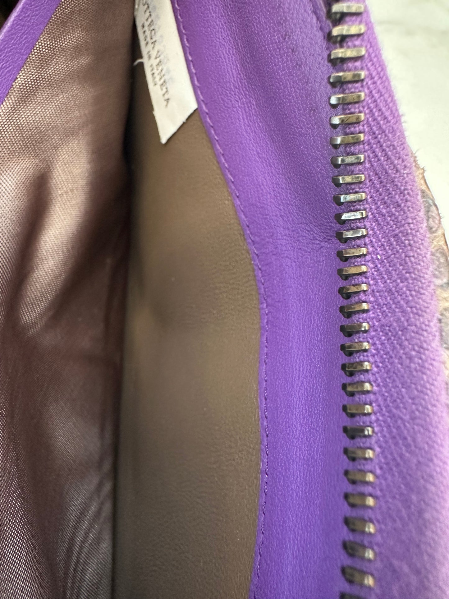 Bottega Veneta Purple Wallet