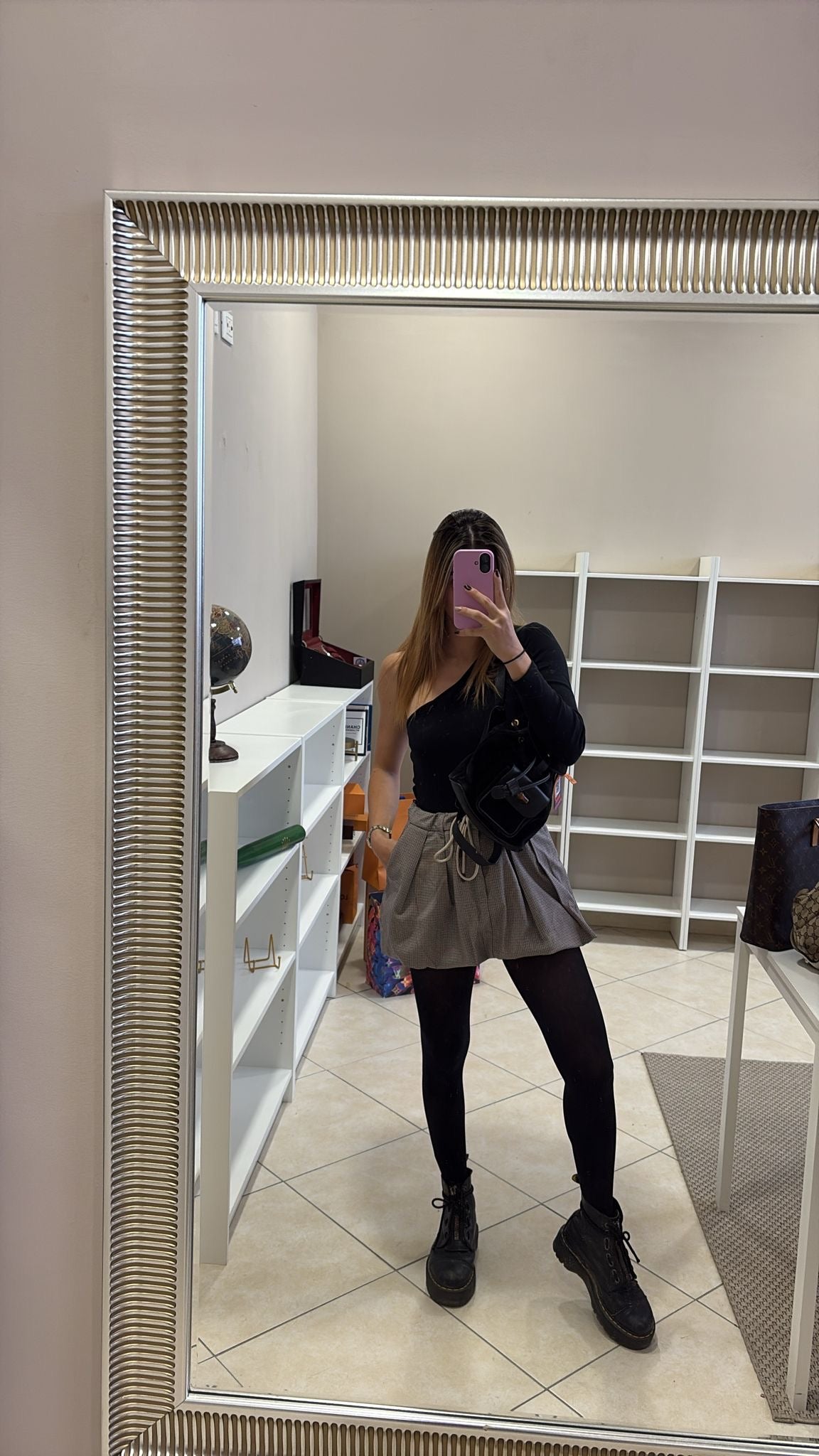 Gucci Black Suede Backpack
