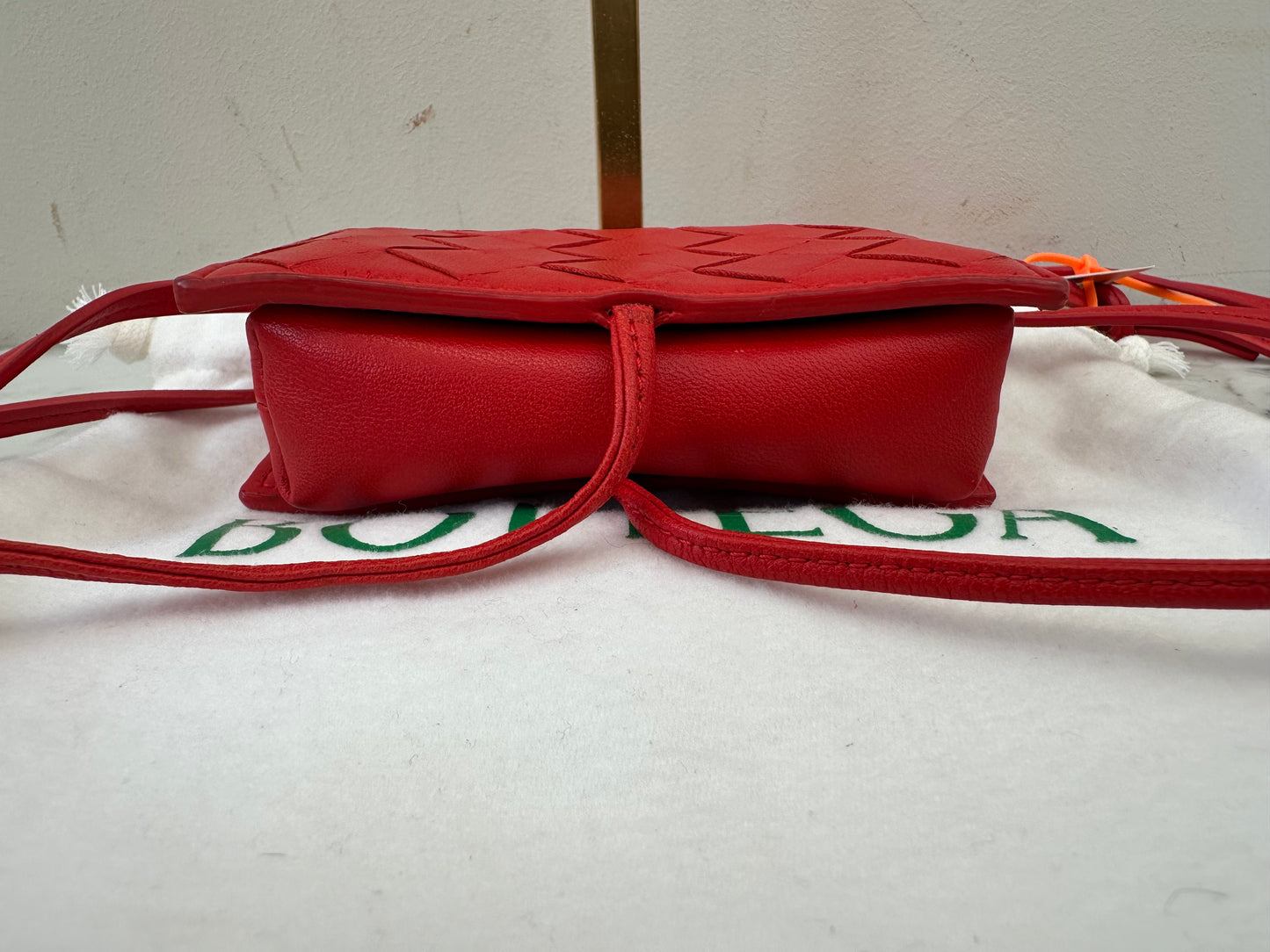 Bottega Veneta Intrecciato Red Pochette