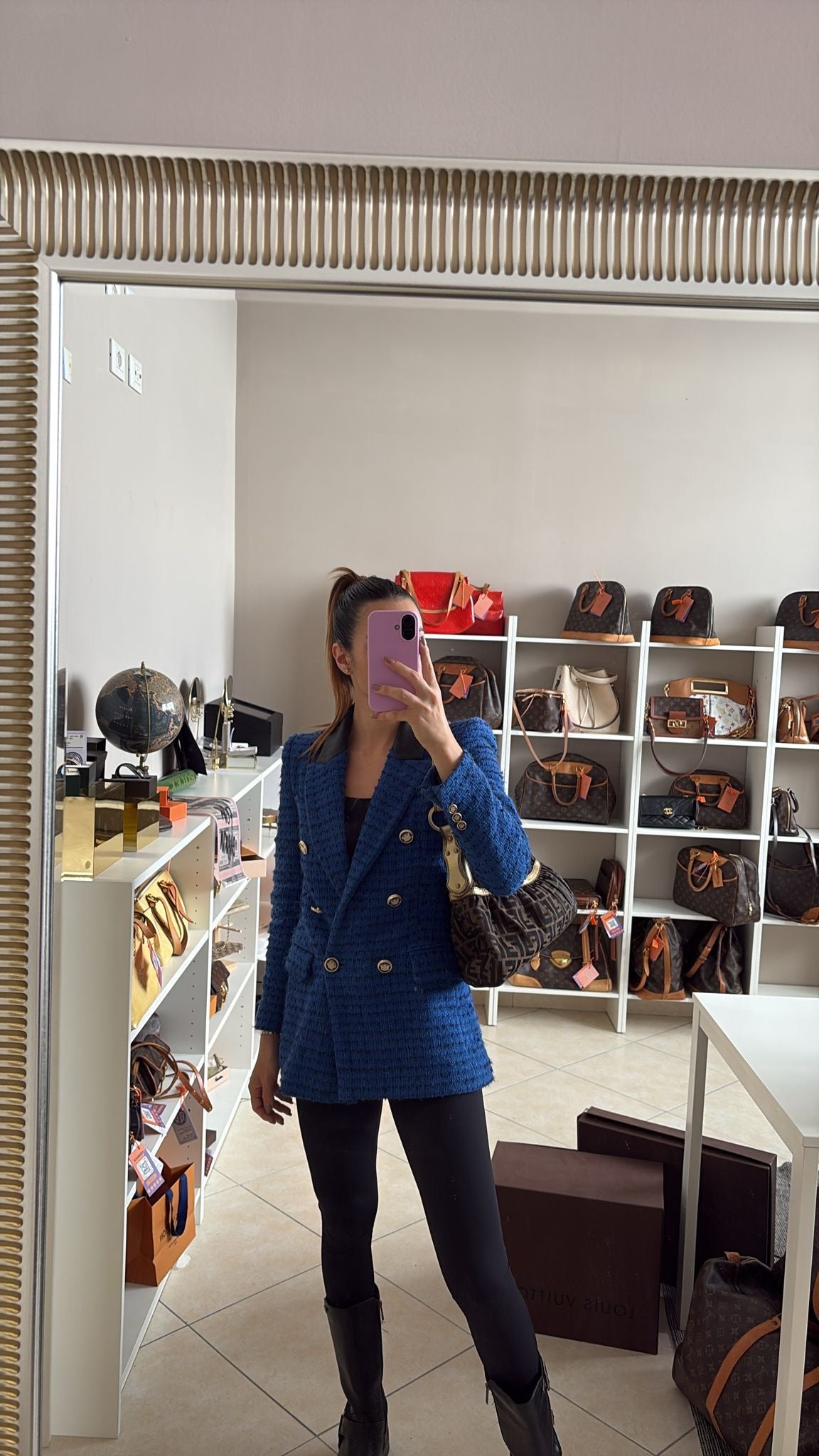 Fendi Brown Zucca Tote Bag