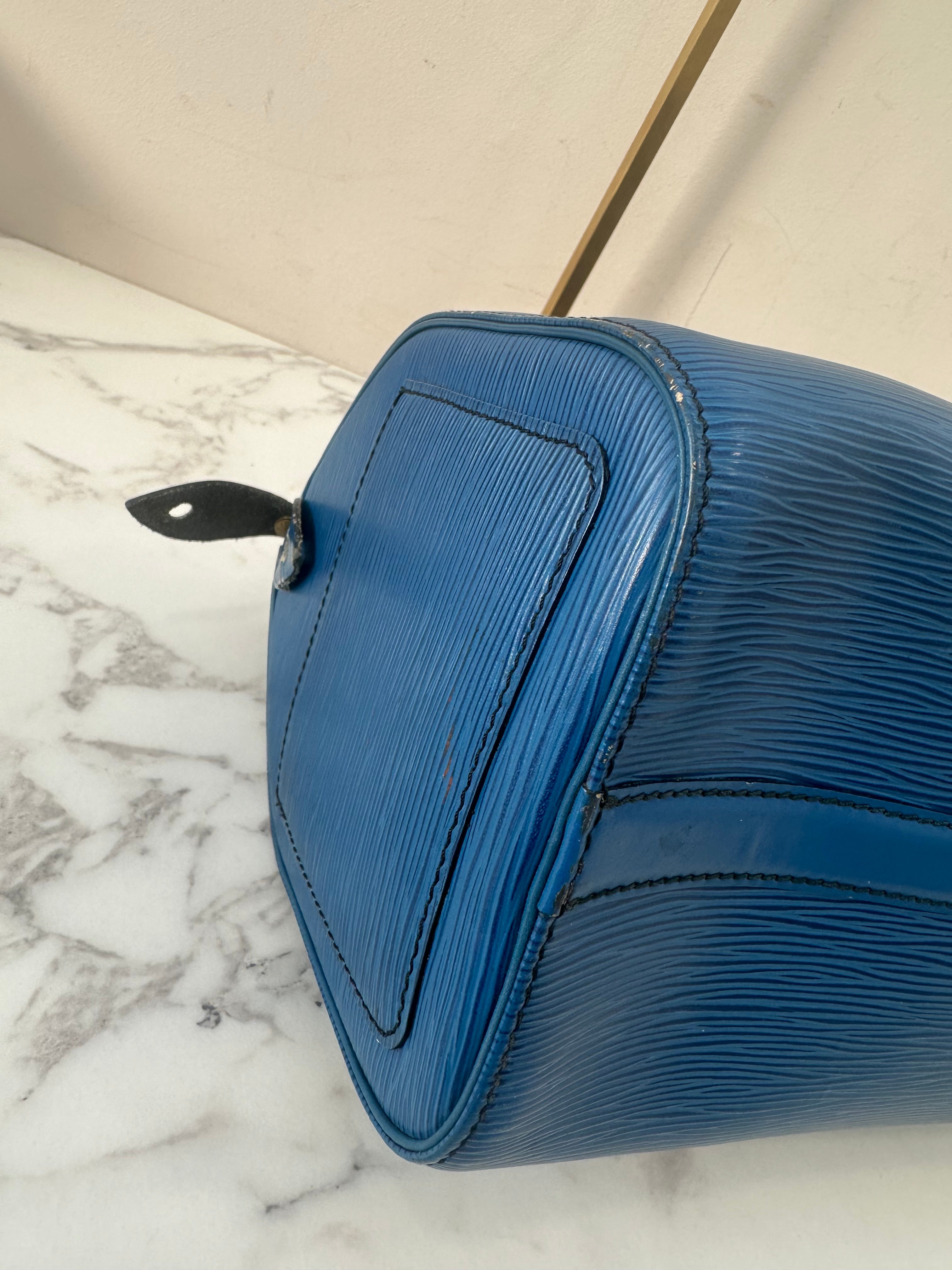 Louis Vuitton Speedy 25 Epi Blue