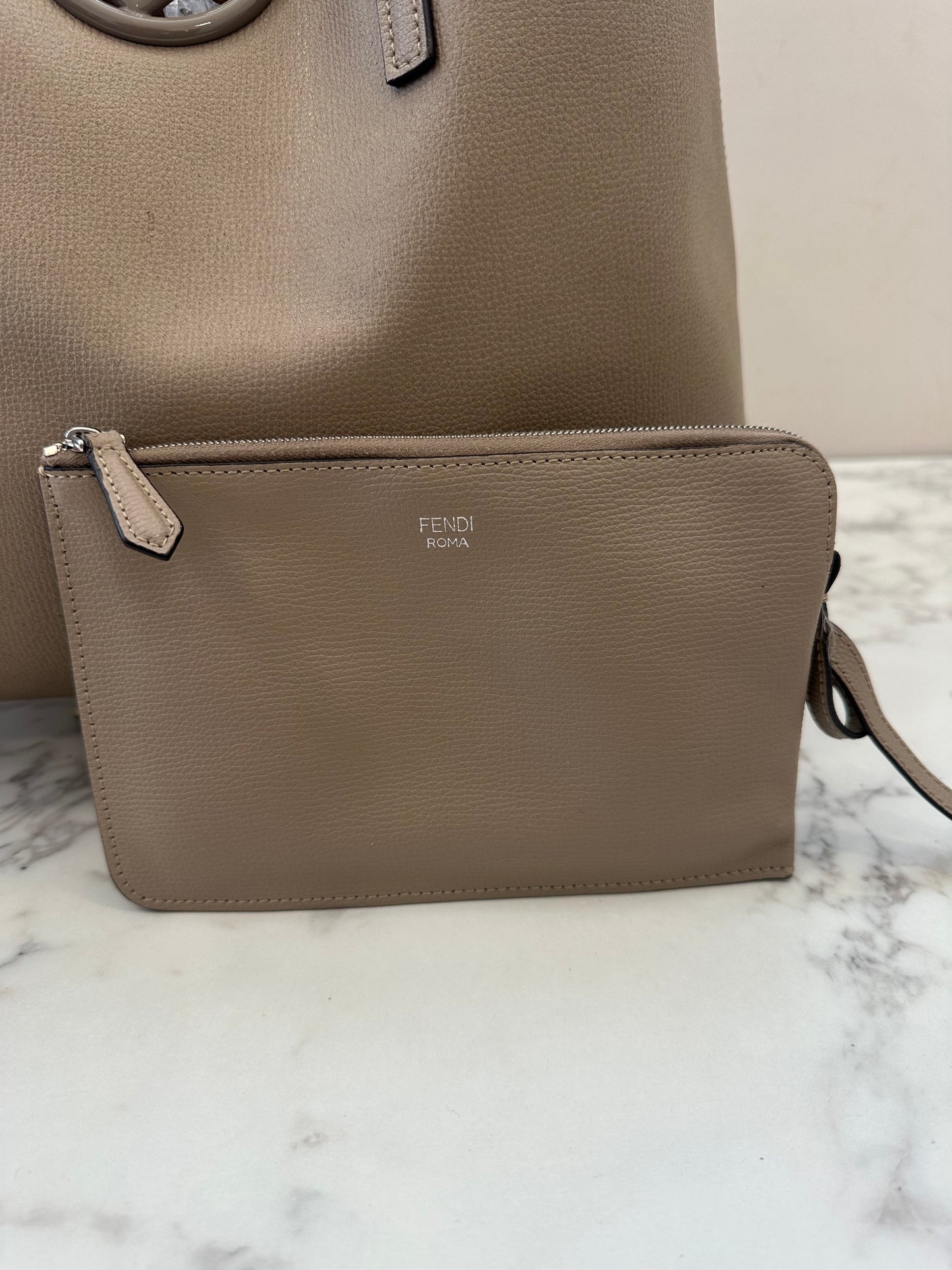 Fendi Beige Tote Bag