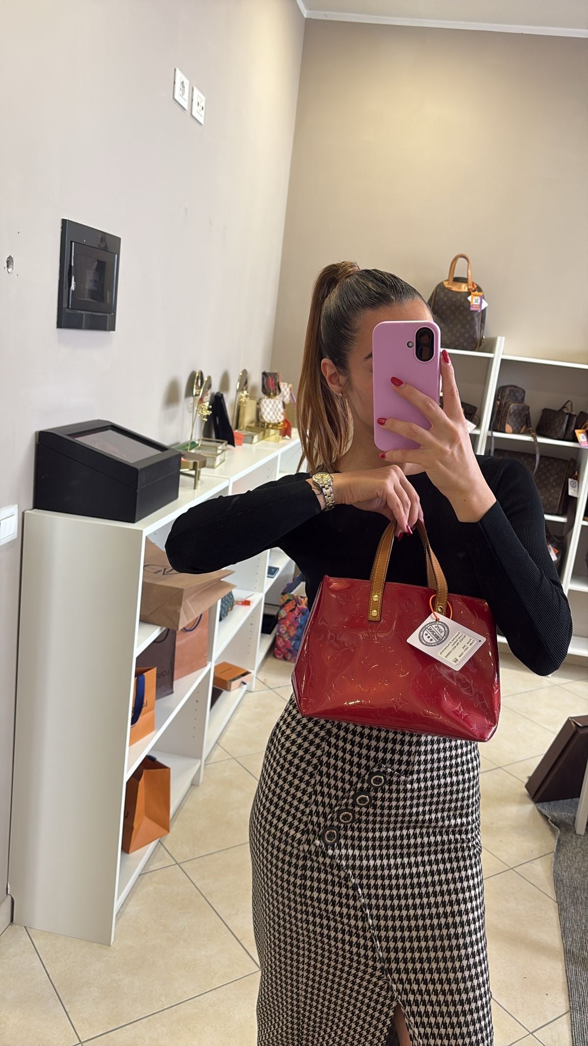Louis Vuitton Reade PM Red Vernis