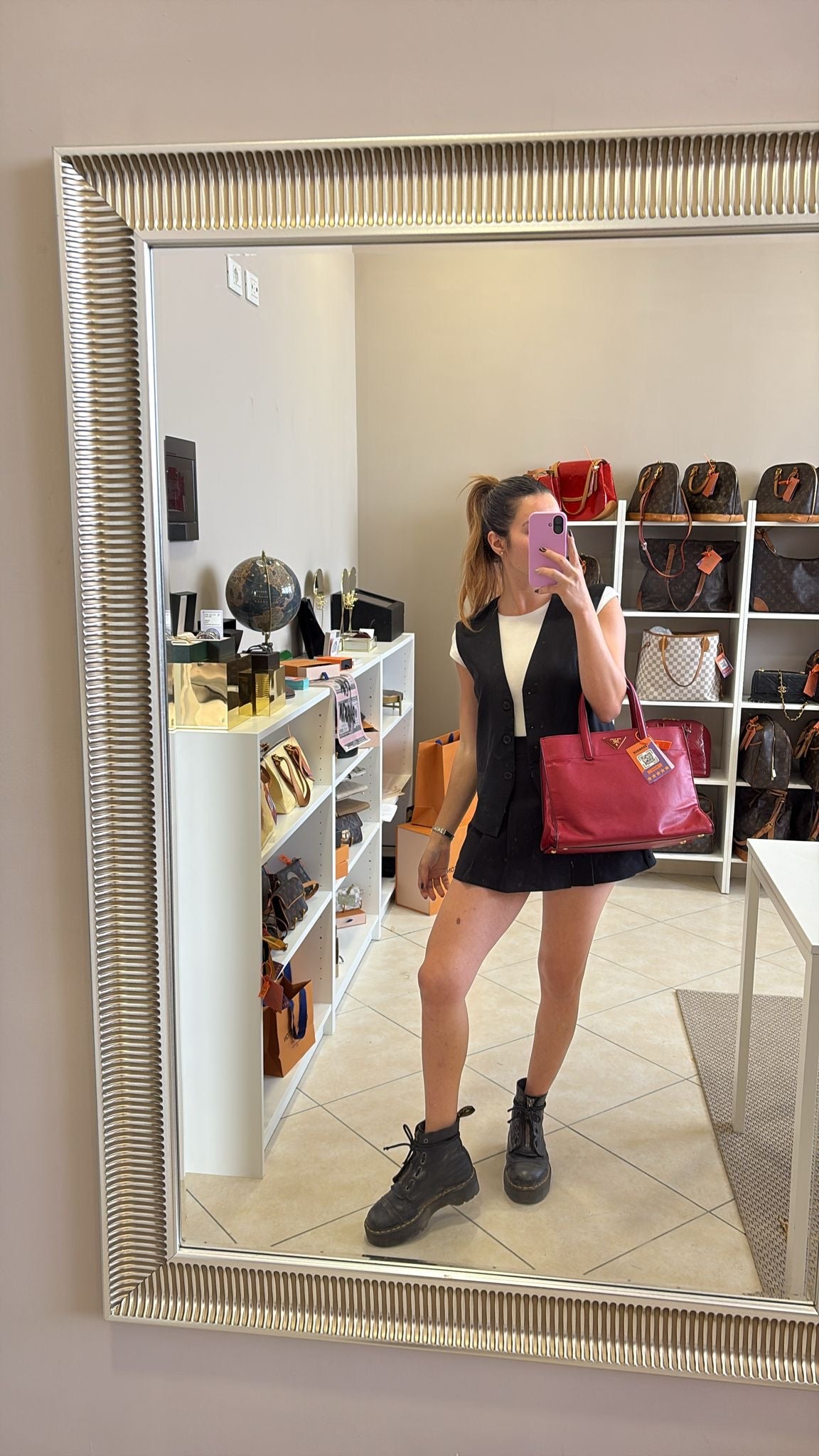Prada Red Saffiano