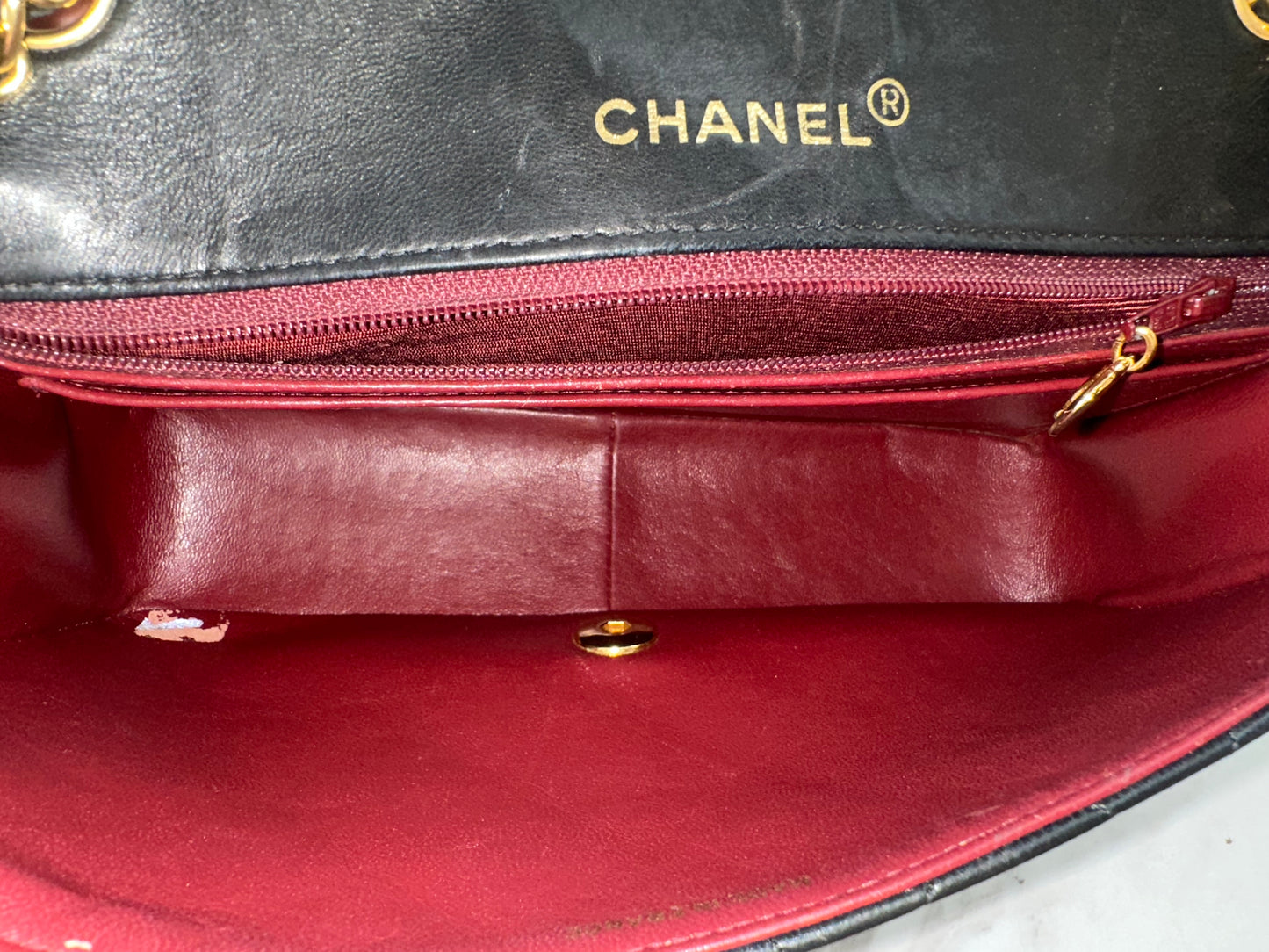 Chanel Black Lambskin Single