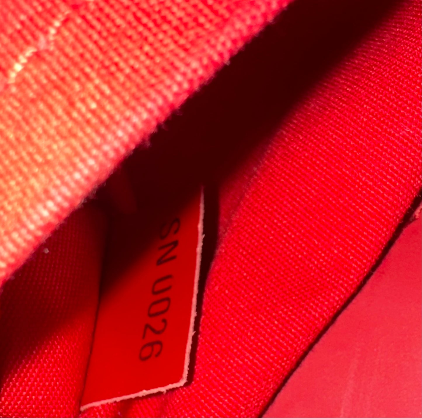 Louis Vuitton Red Epi Passy GM