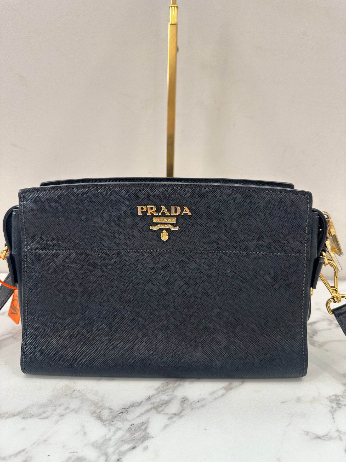 Prada Black Leather