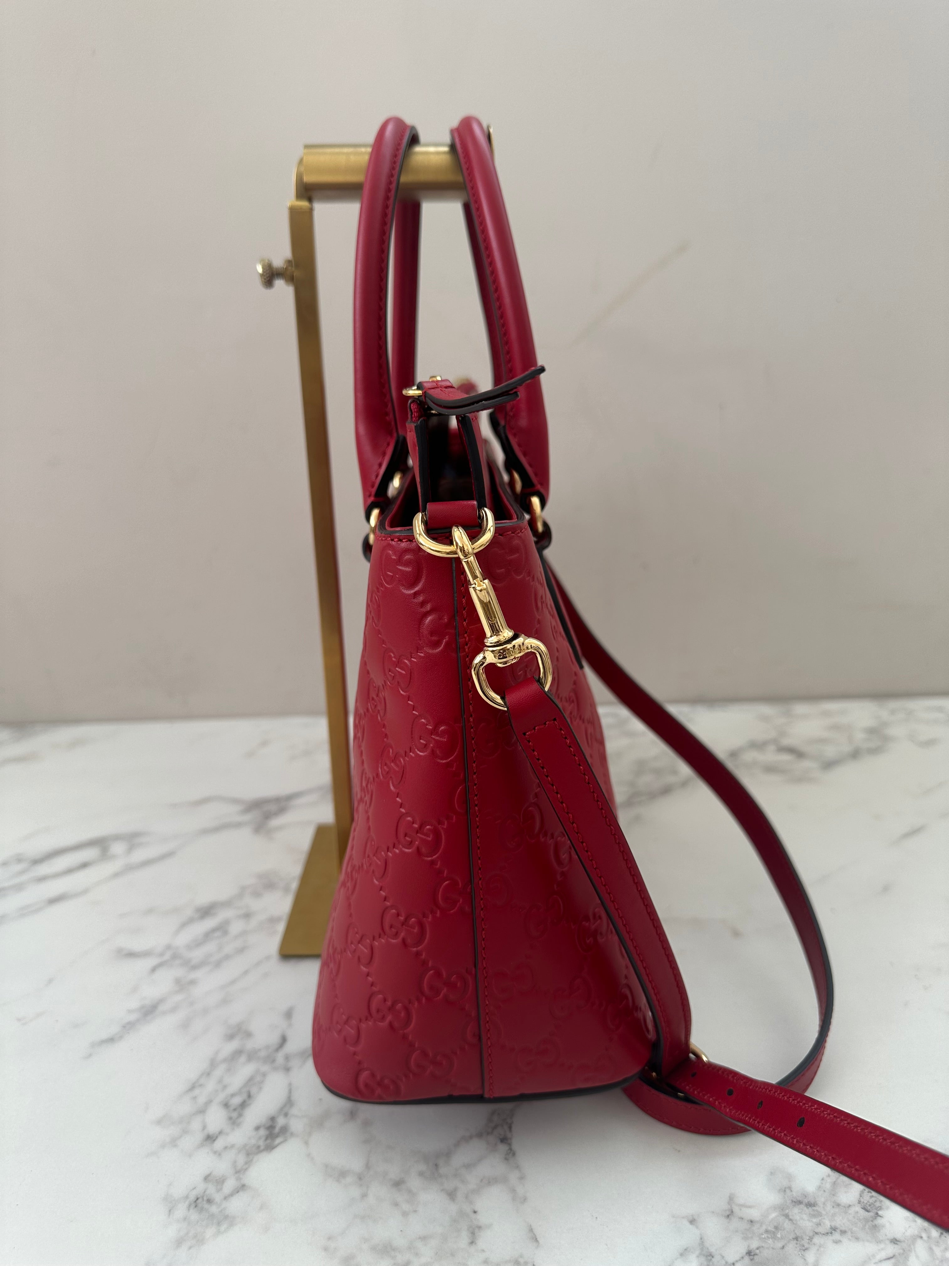 Gucci Tote Red Strap