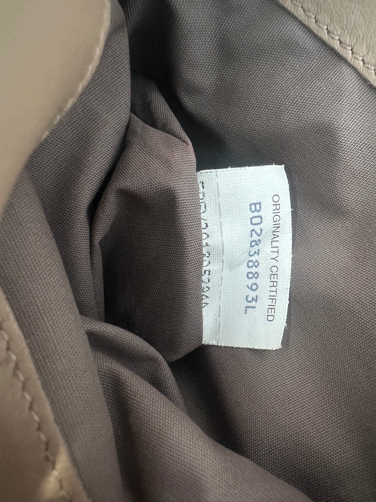 Bottega Veneta Beige Clutch