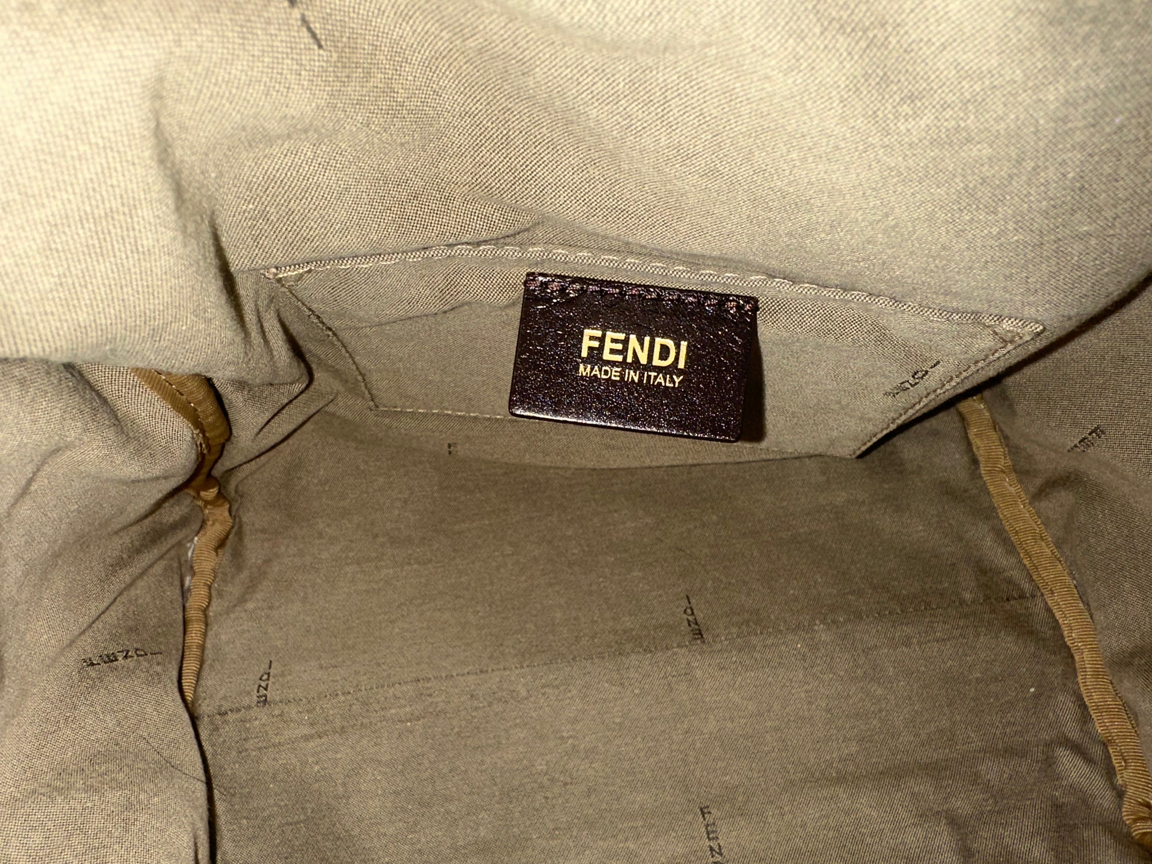 Fendi Brown Zucchino