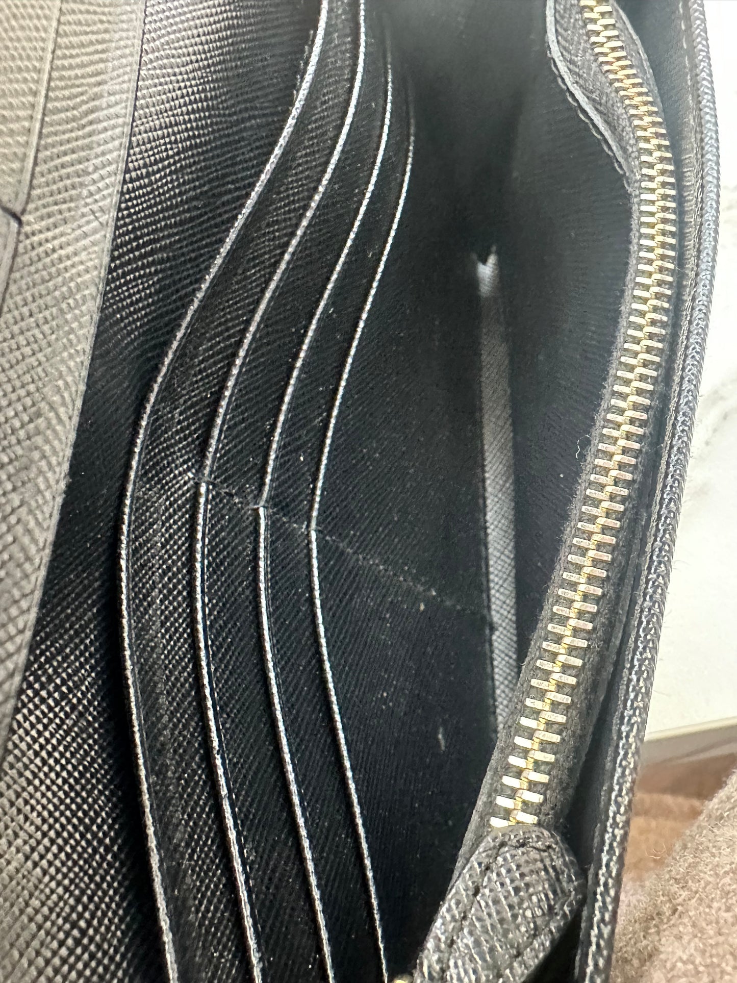 Prada Black Long Wallet