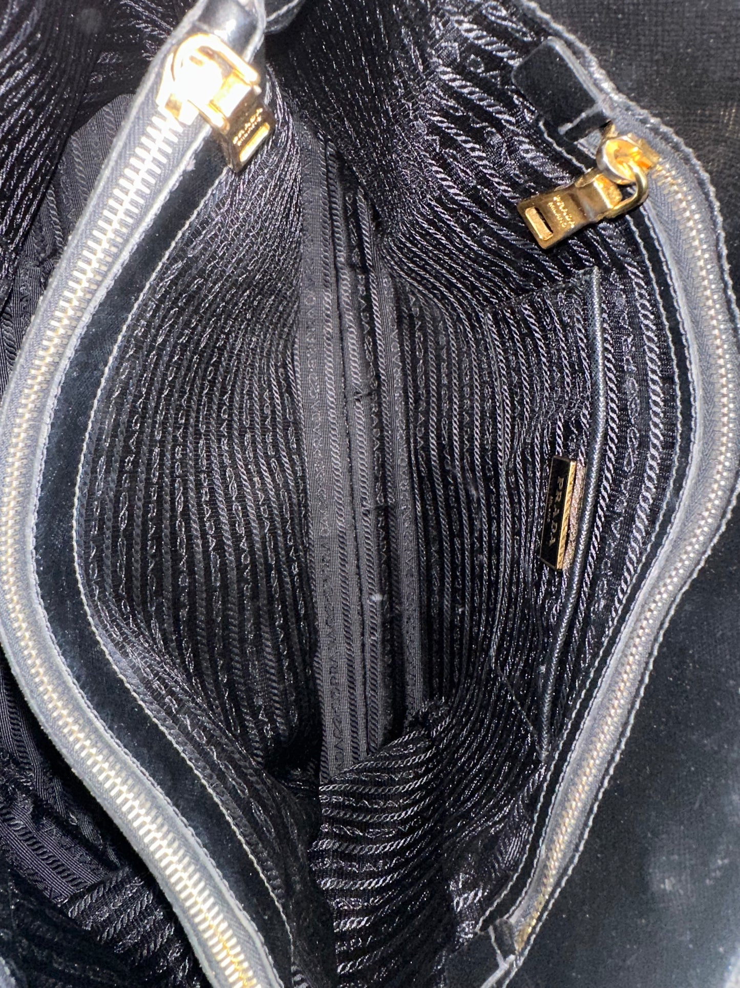 Prada Black Leather