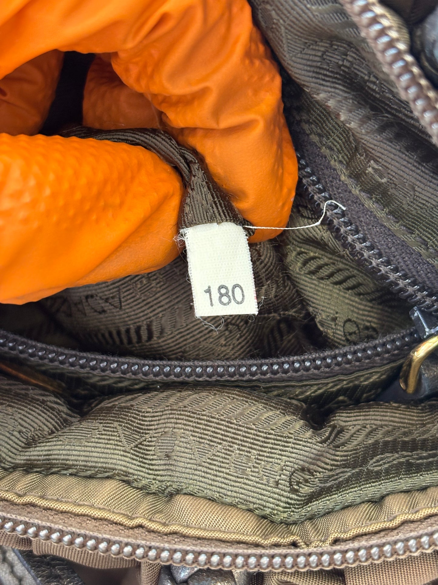 018180 - Prada Brown Nylon