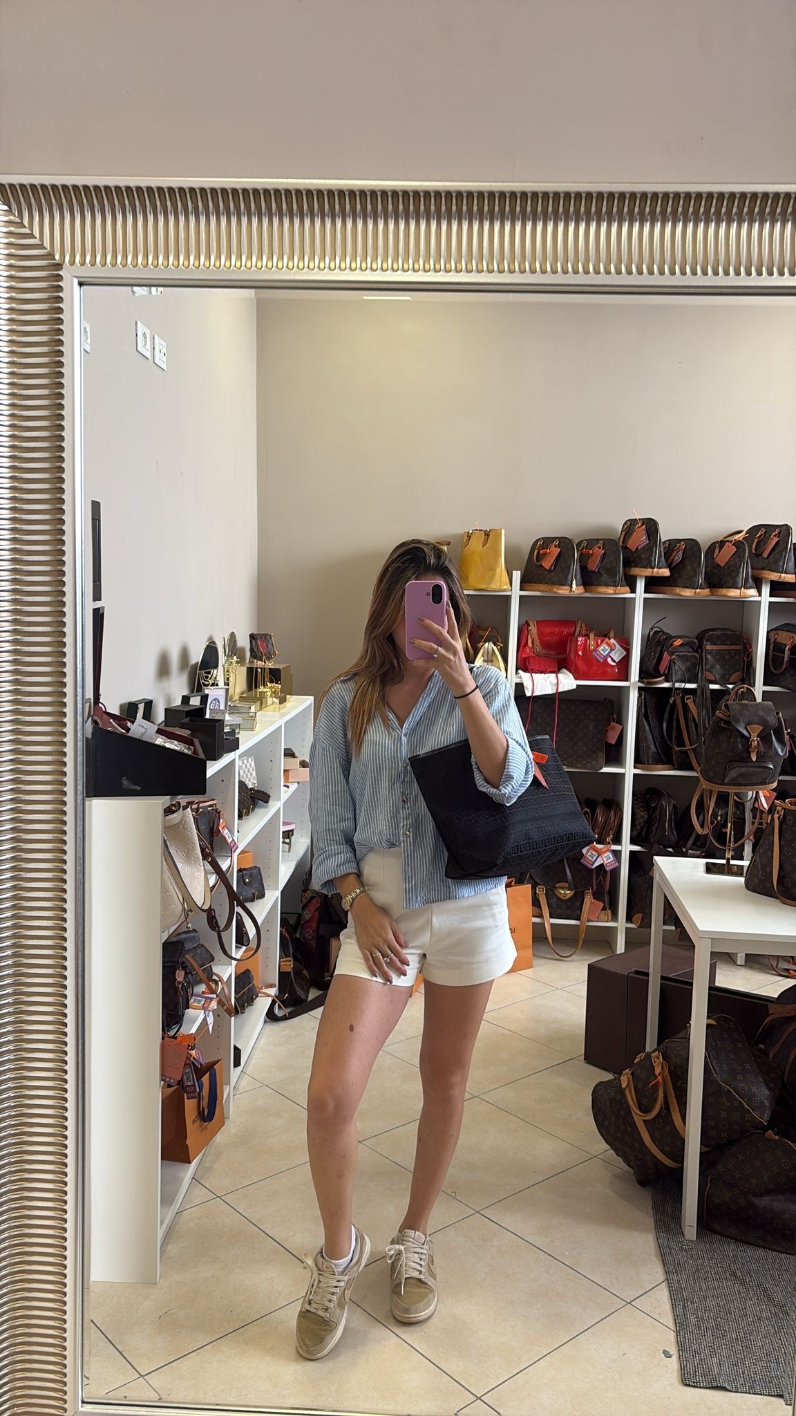 Fendi Black Canvas Zucchino