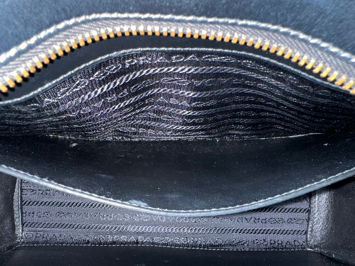 Prada Black Leather