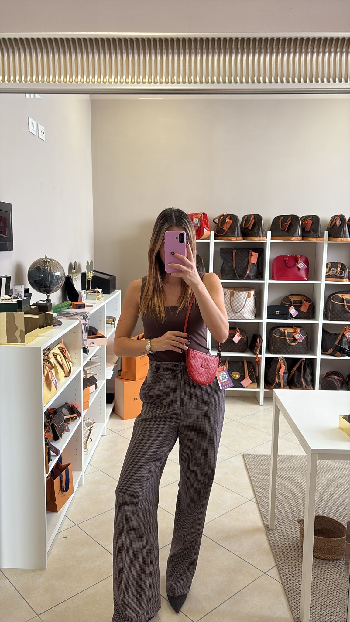 Gucci Red Leather GG