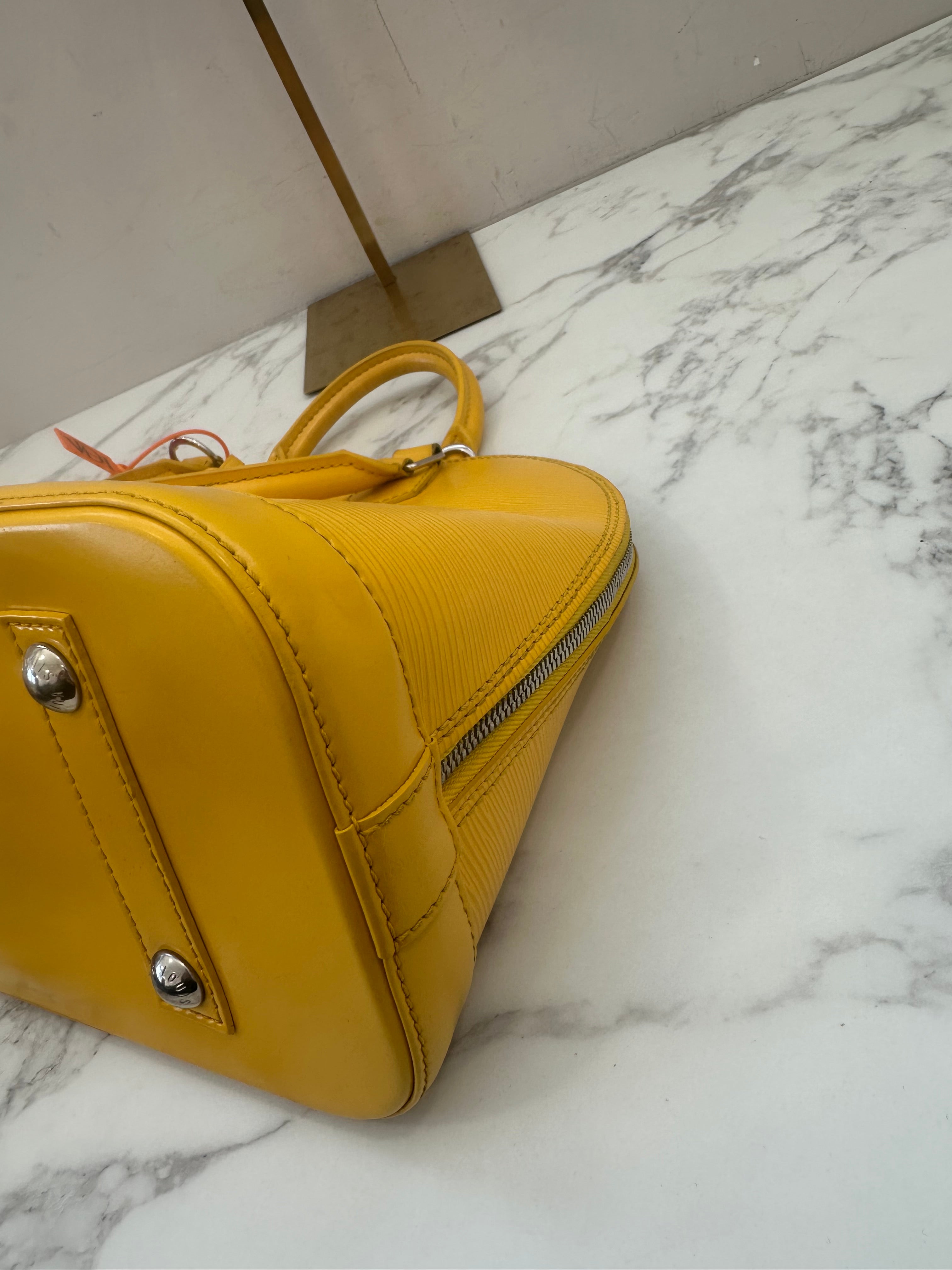 Louis Vuitton Alma PM Epi Yellow