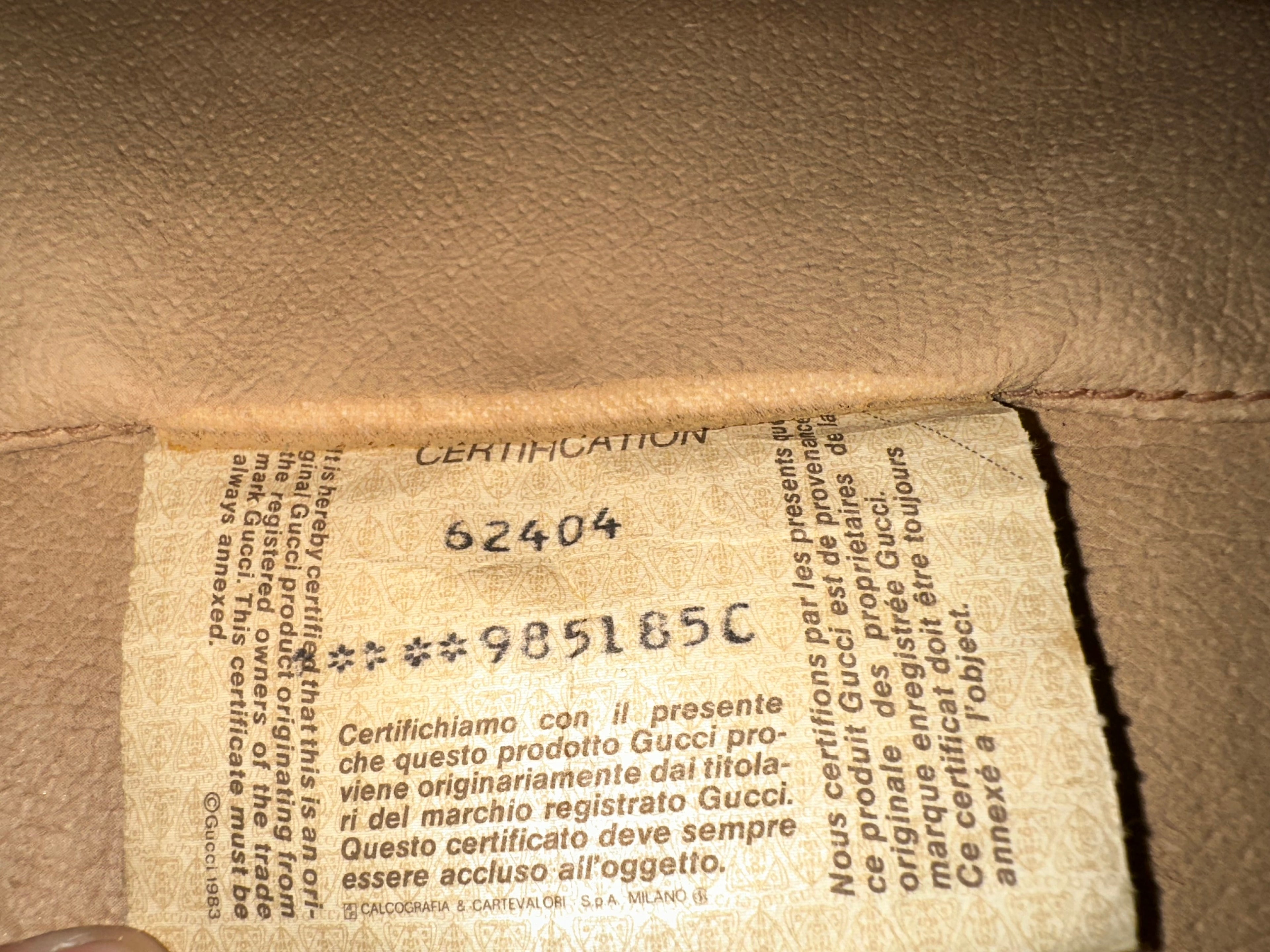 Gucci Pochette Sherry Line