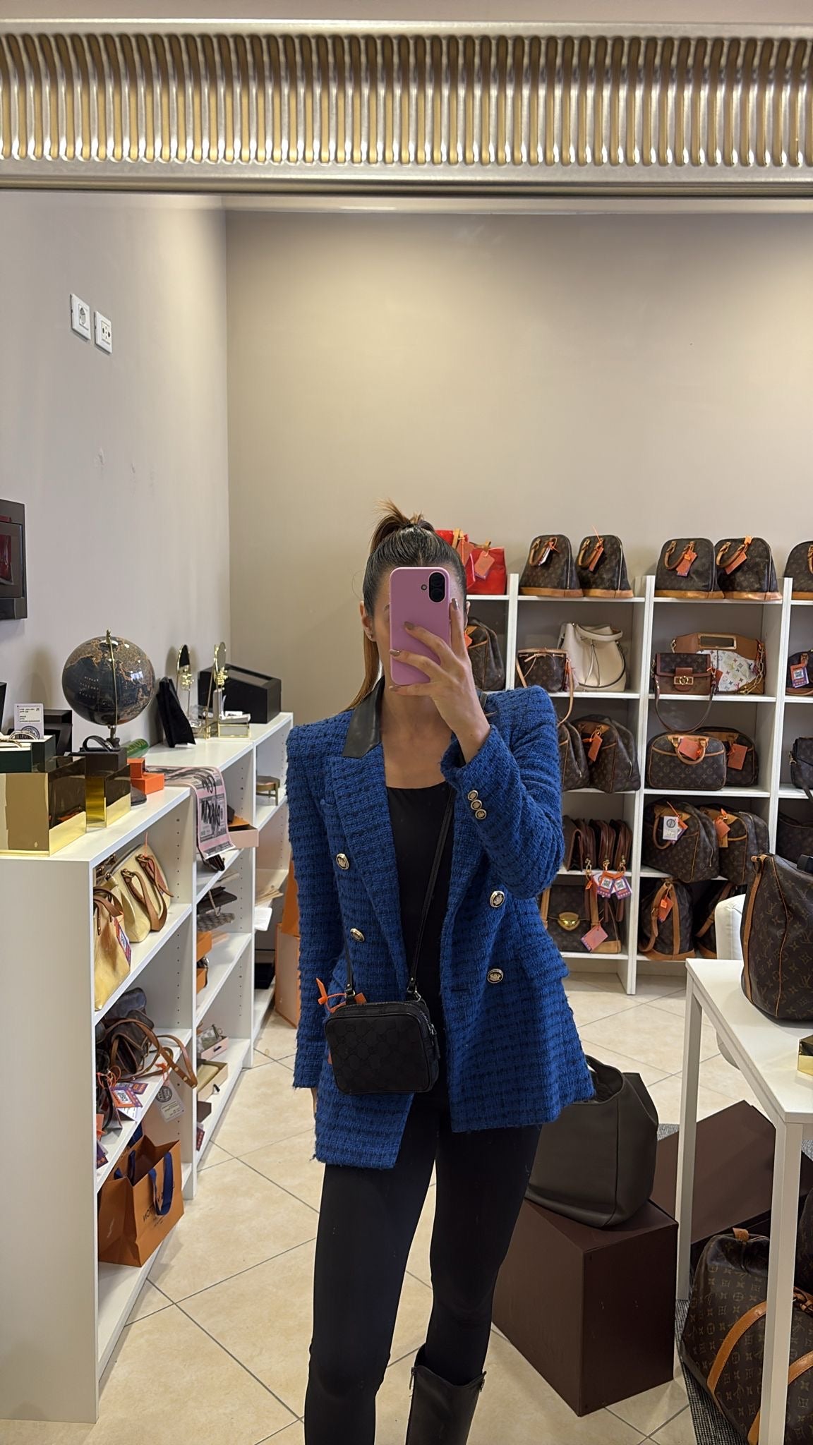 Gucci Black GG Pochette