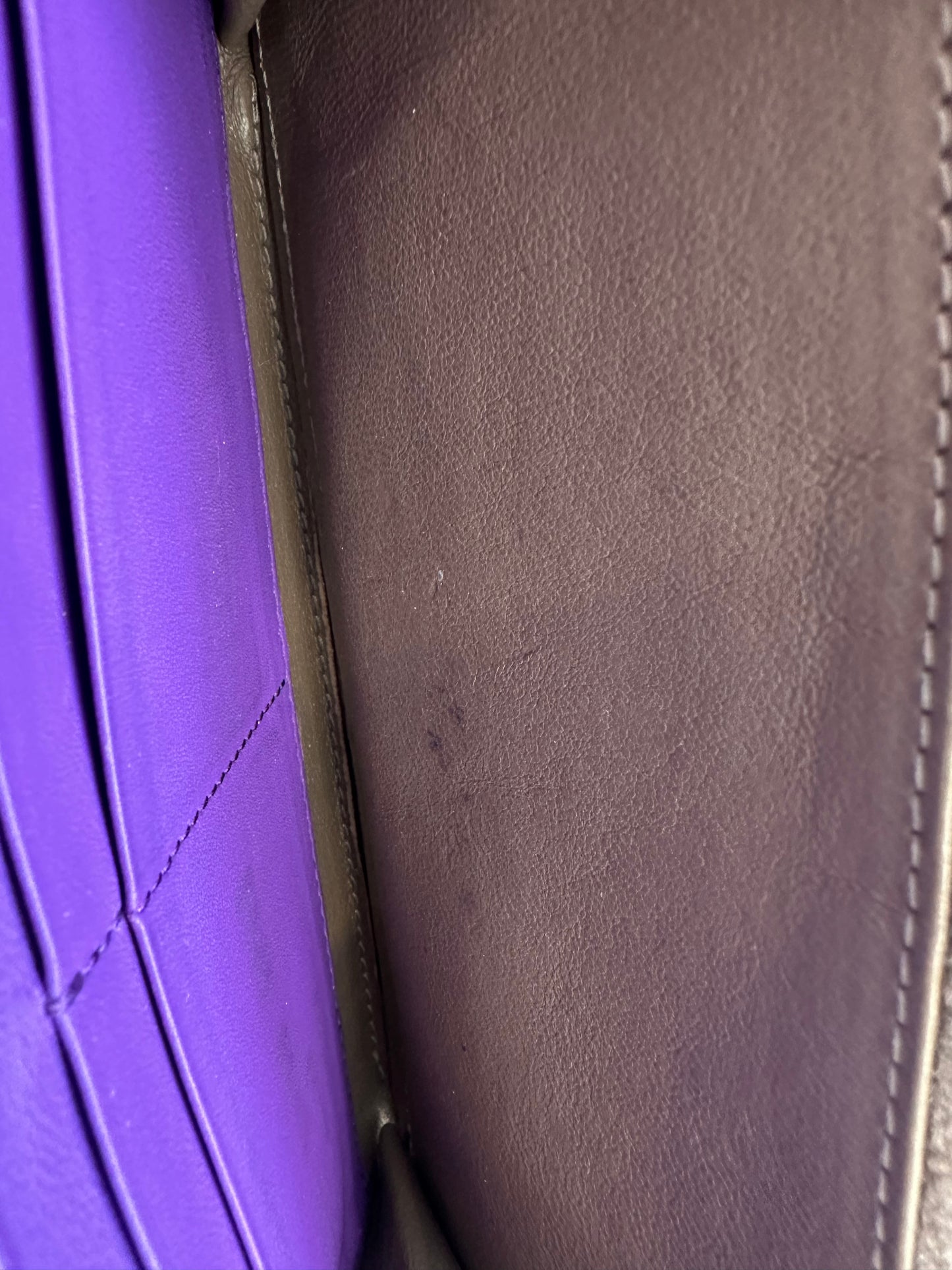 Bottega Veneta Purple Wallet