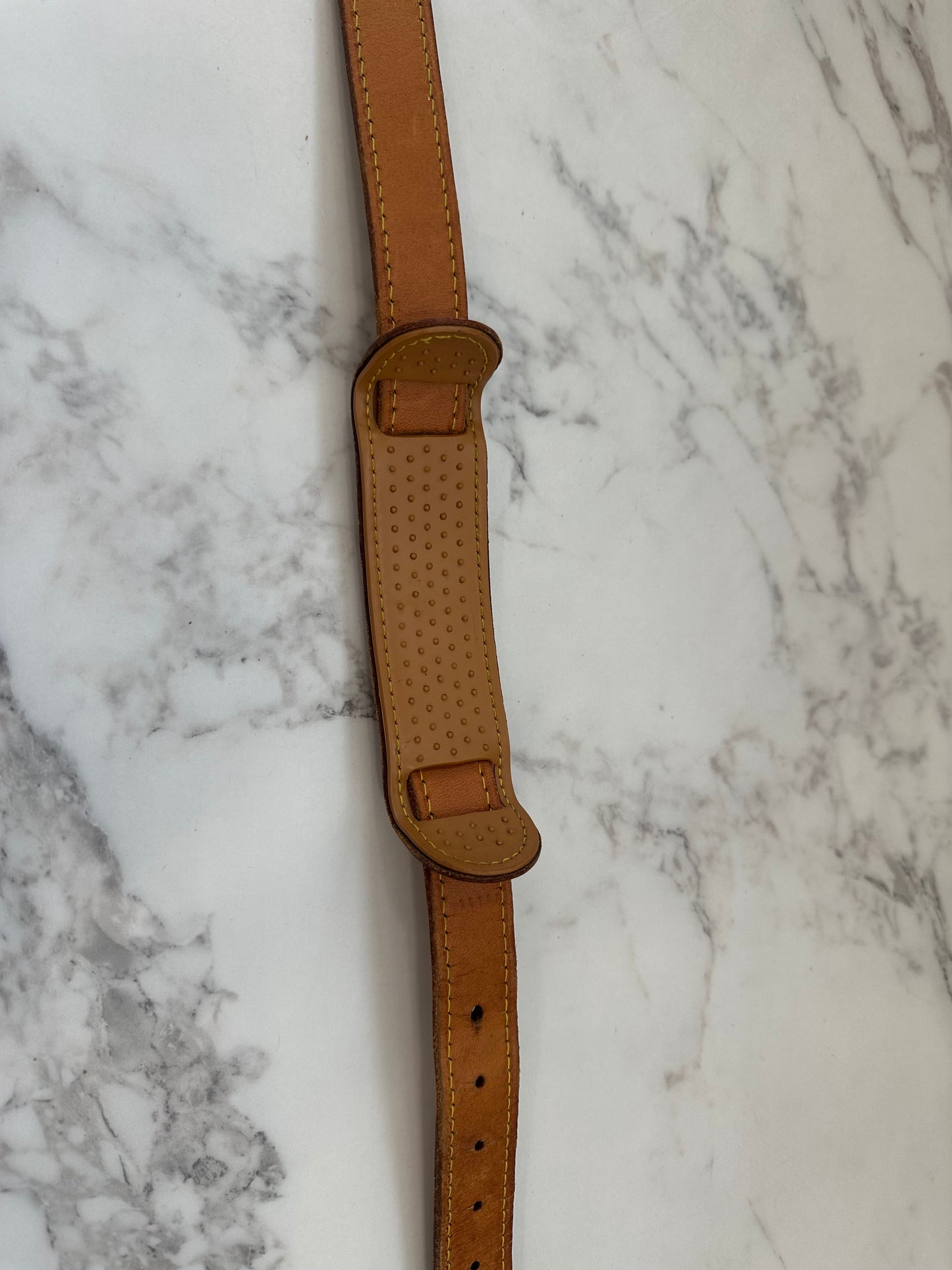 Louis Vuitton tracolla vacchetta regolabile
