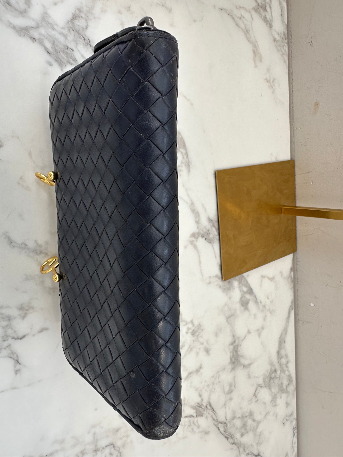 Bottega Veneta Navy Wallet