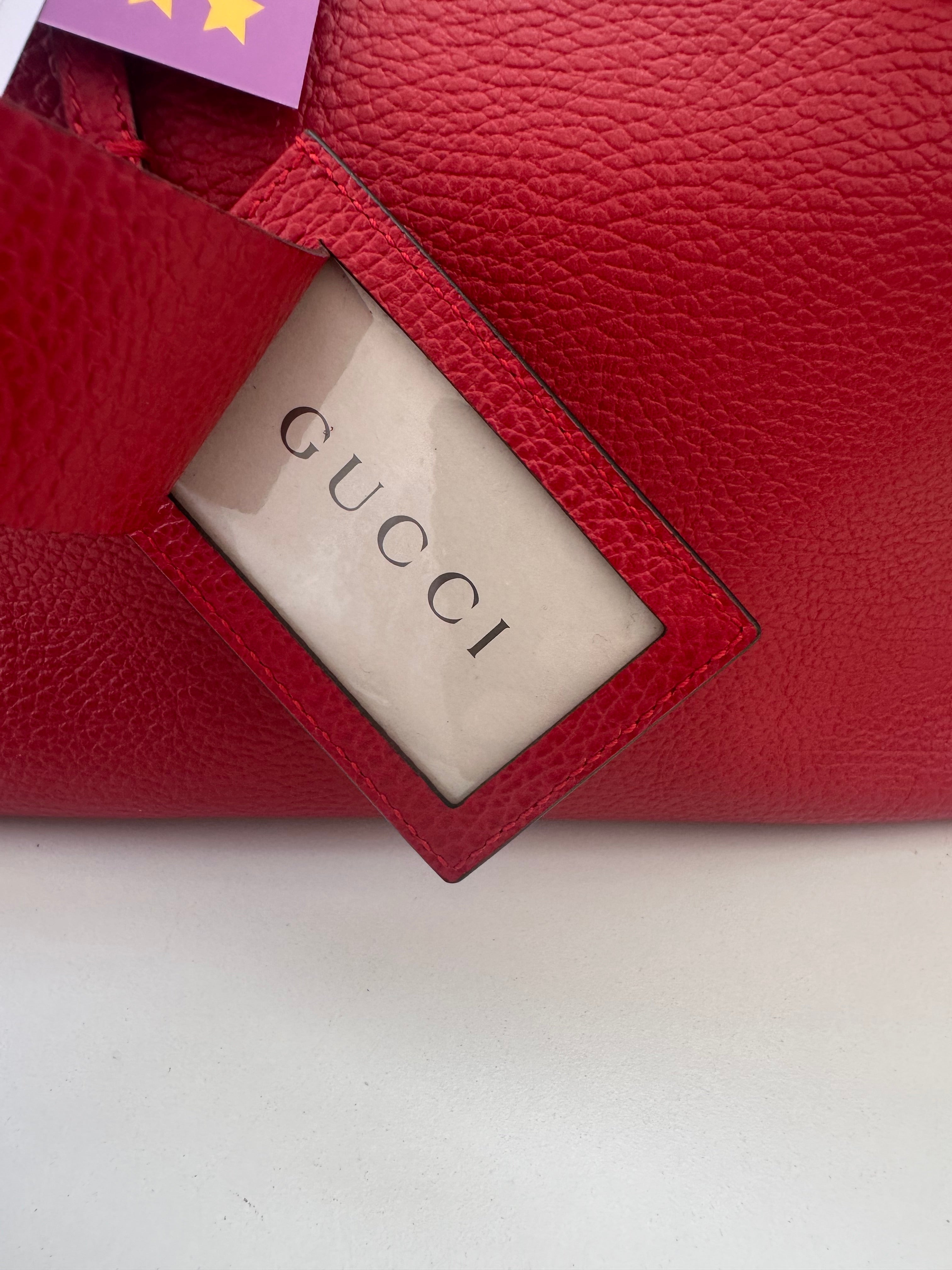 Gucci Red Swing Tote