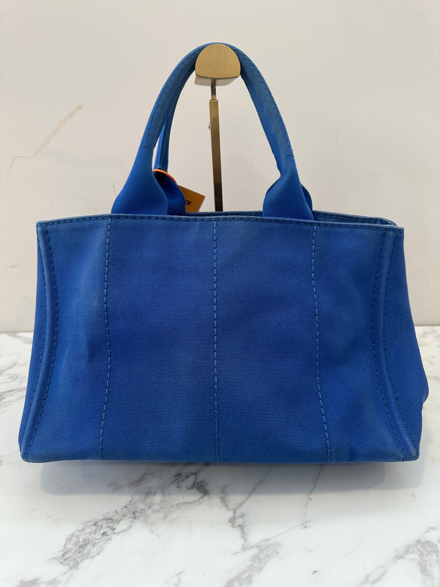 Prada Blue Canapa