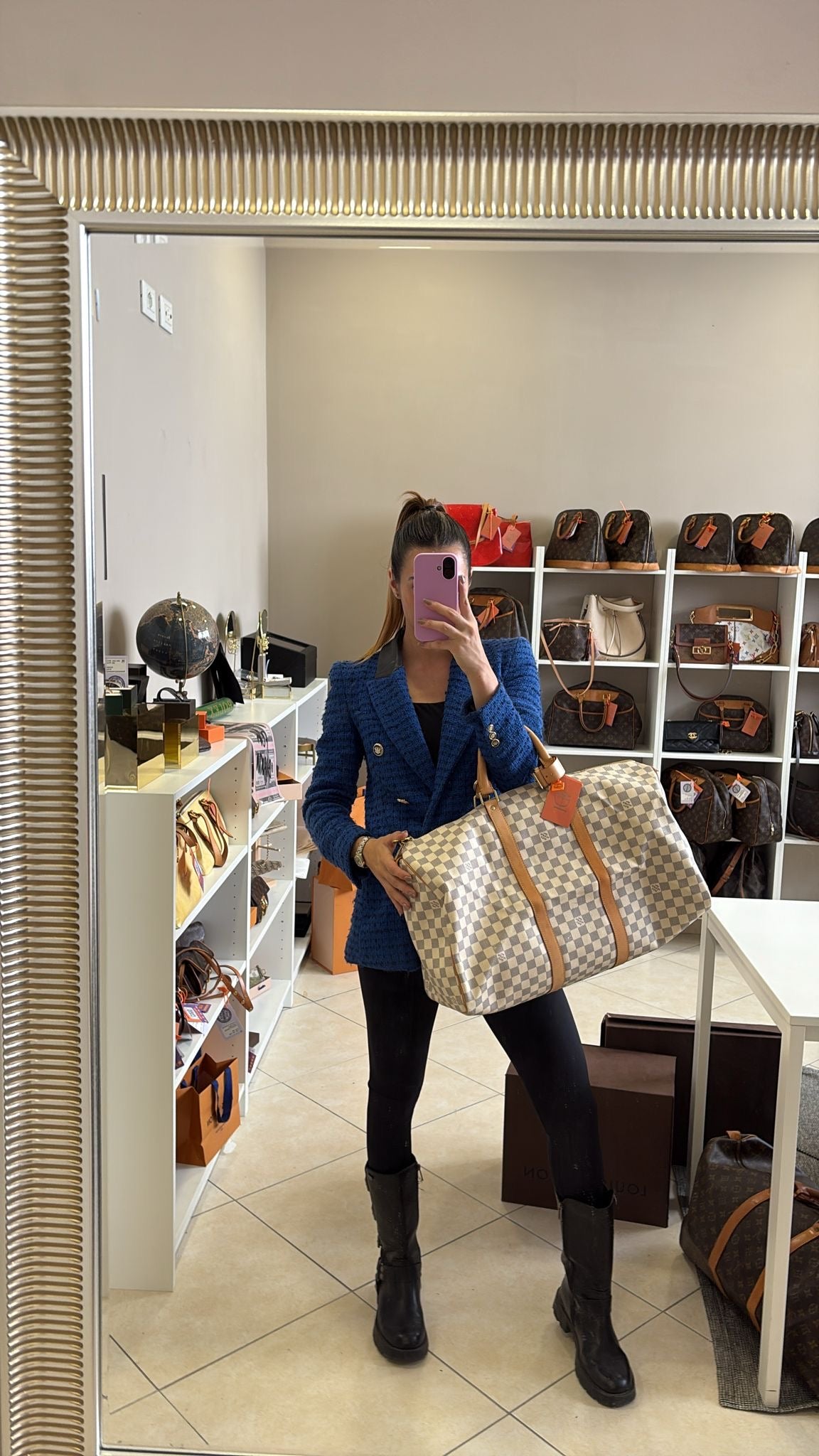 Louis Vuitton Keepall 50 azur