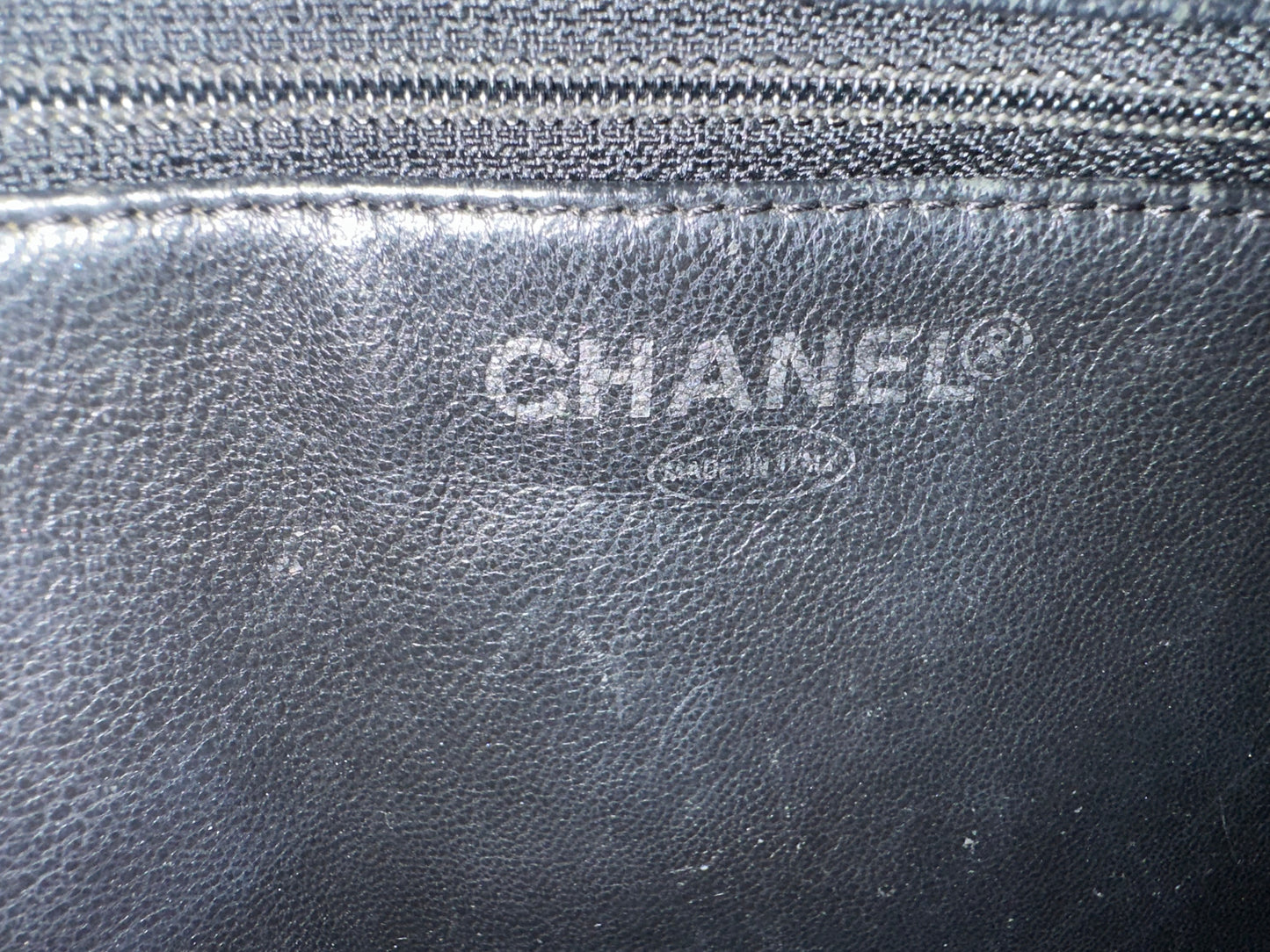 Chanel Black Calfskin Medallion