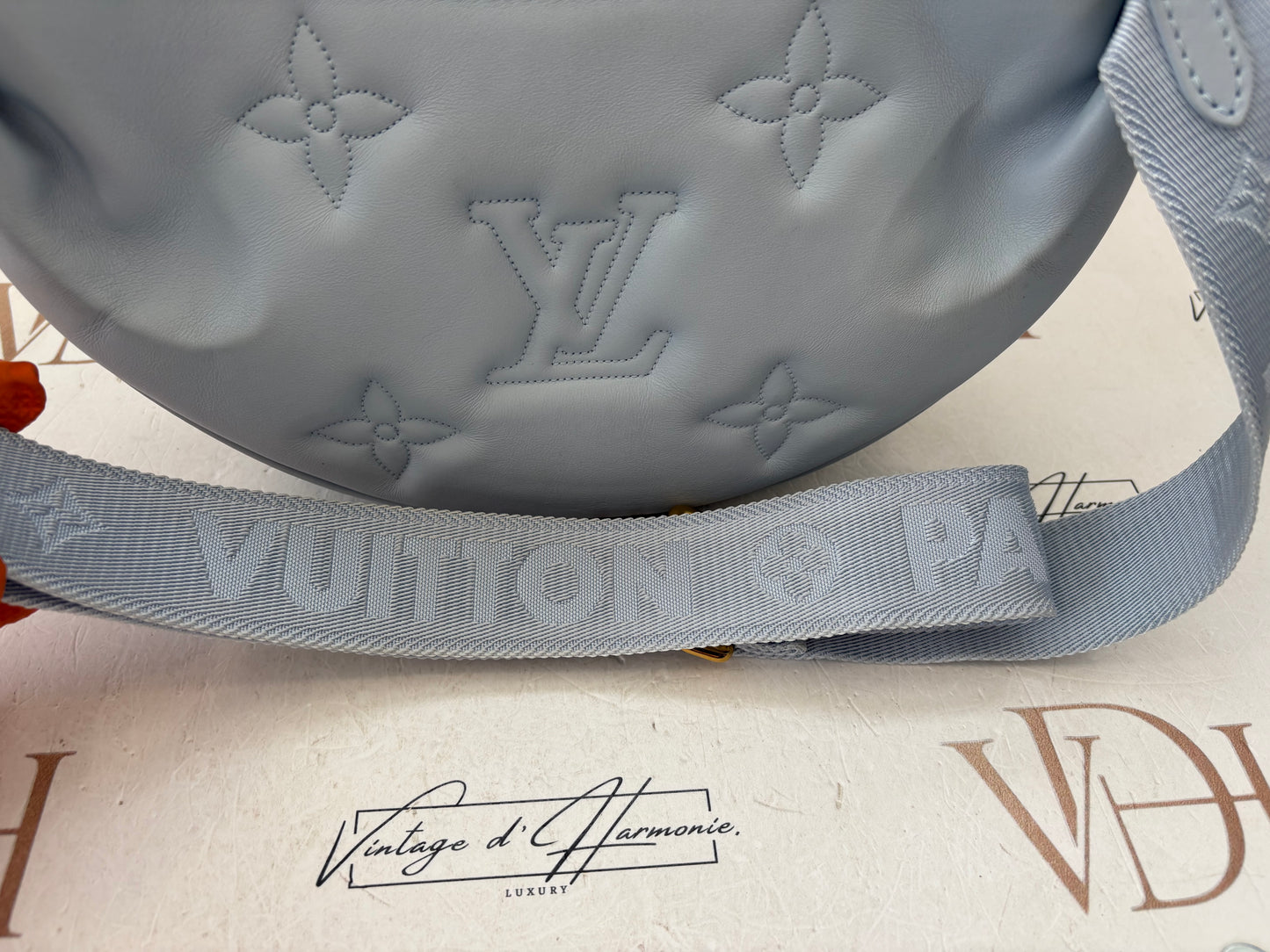 018554 - Louis Vuitton Light Blue Bubblegram Over The Moon