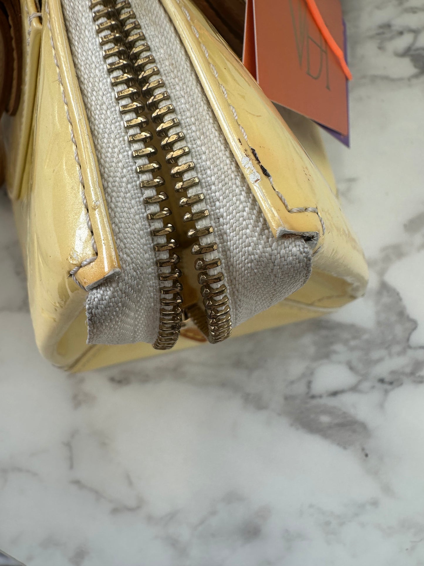 Louis Vuitton Rosewood Vernis Yellow