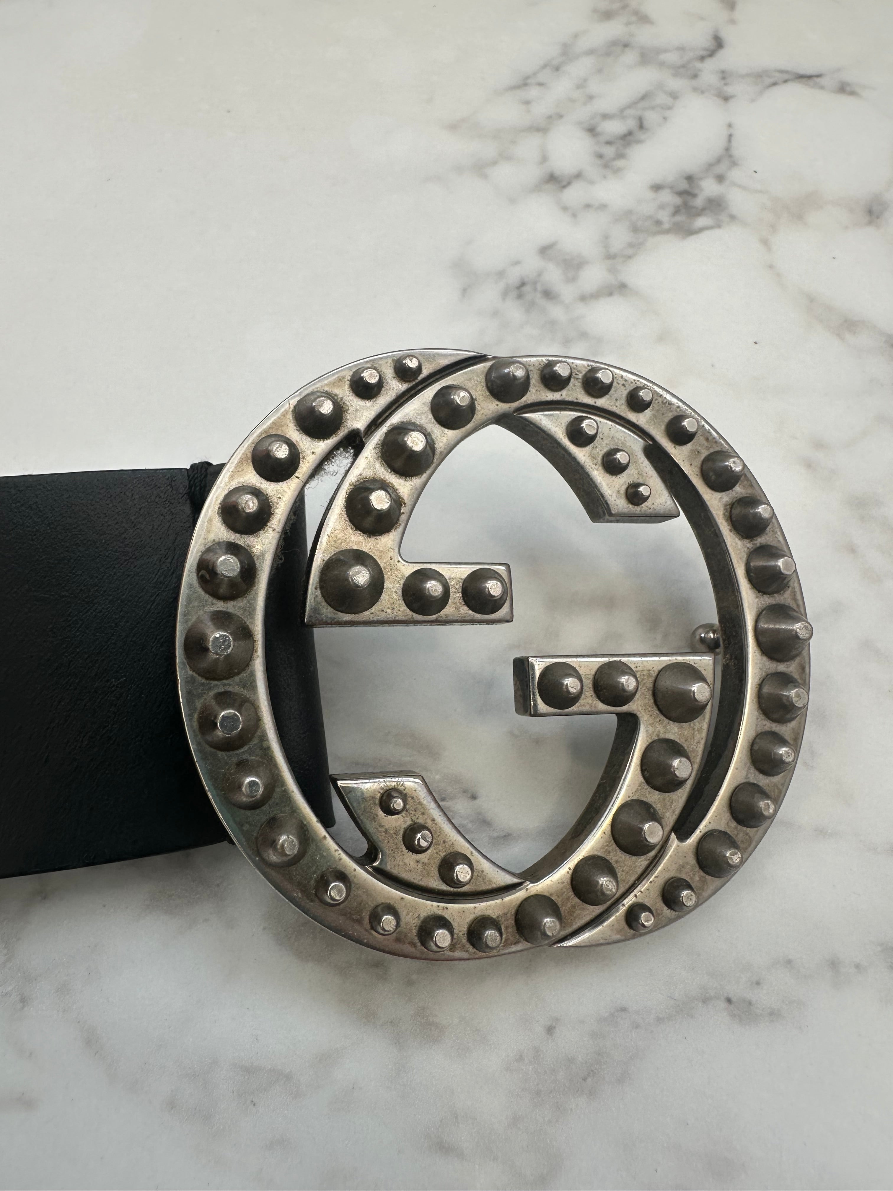 Gucci Black Belt