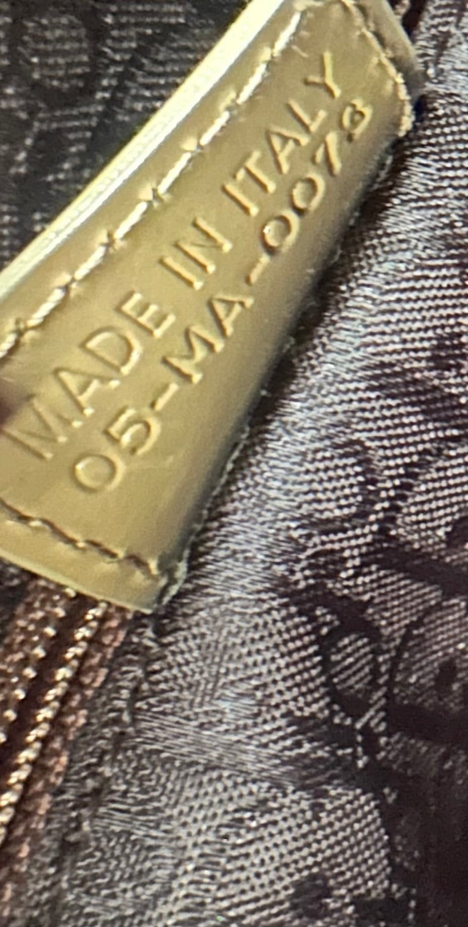Christian Dior Beige Leather Lady