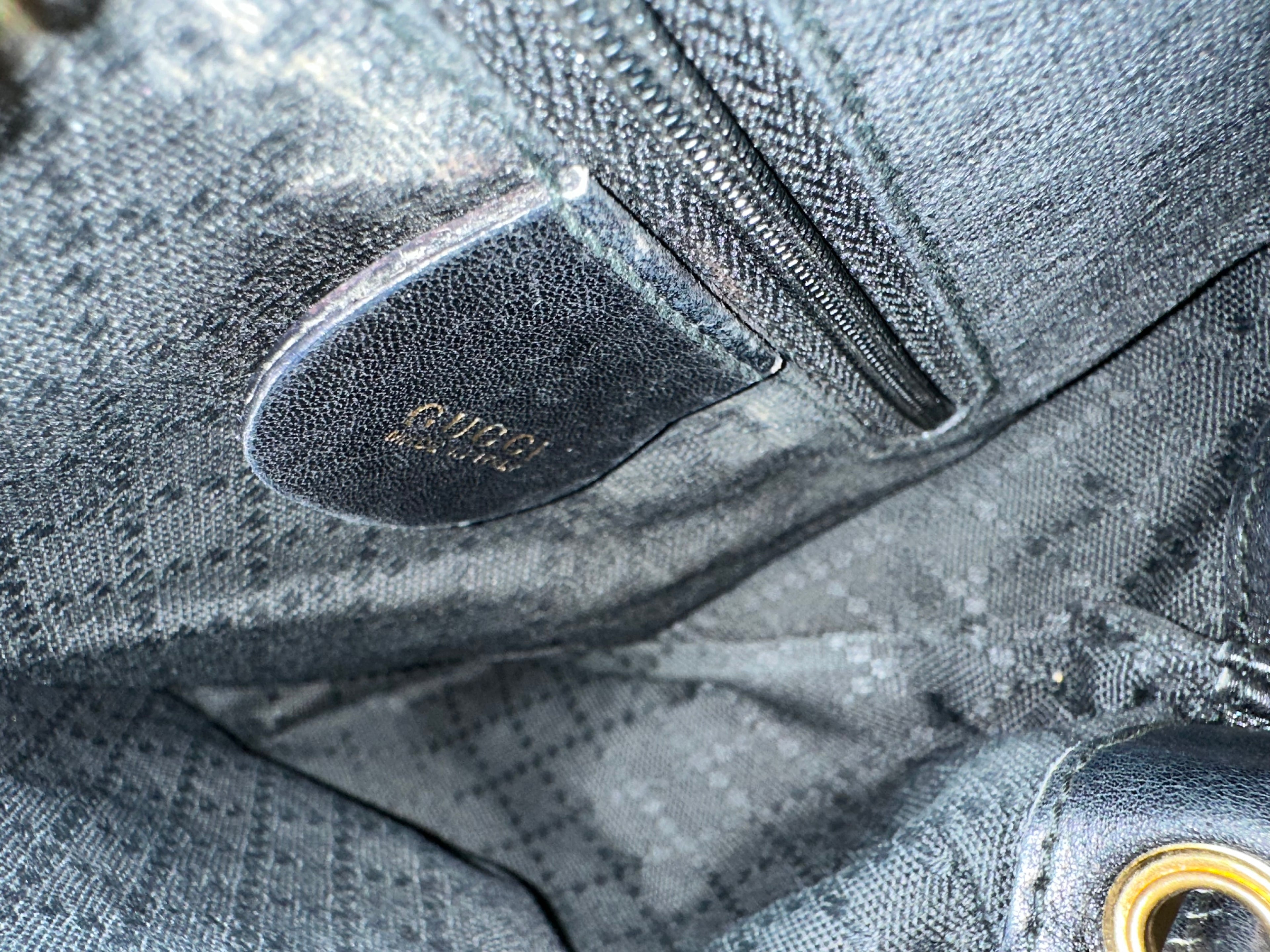 Gucci Black Backpack