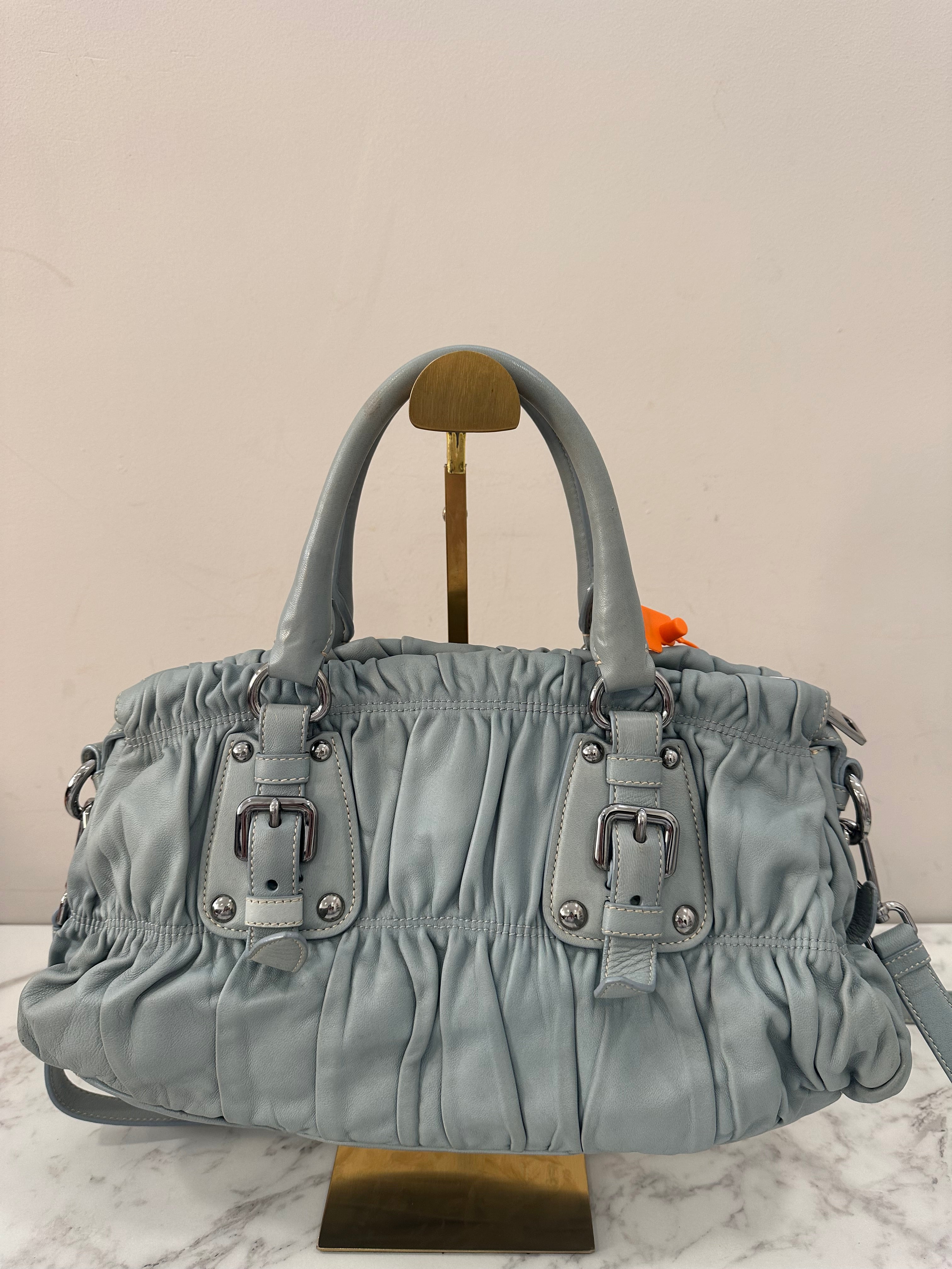 Prada Gaufre Ice Gray