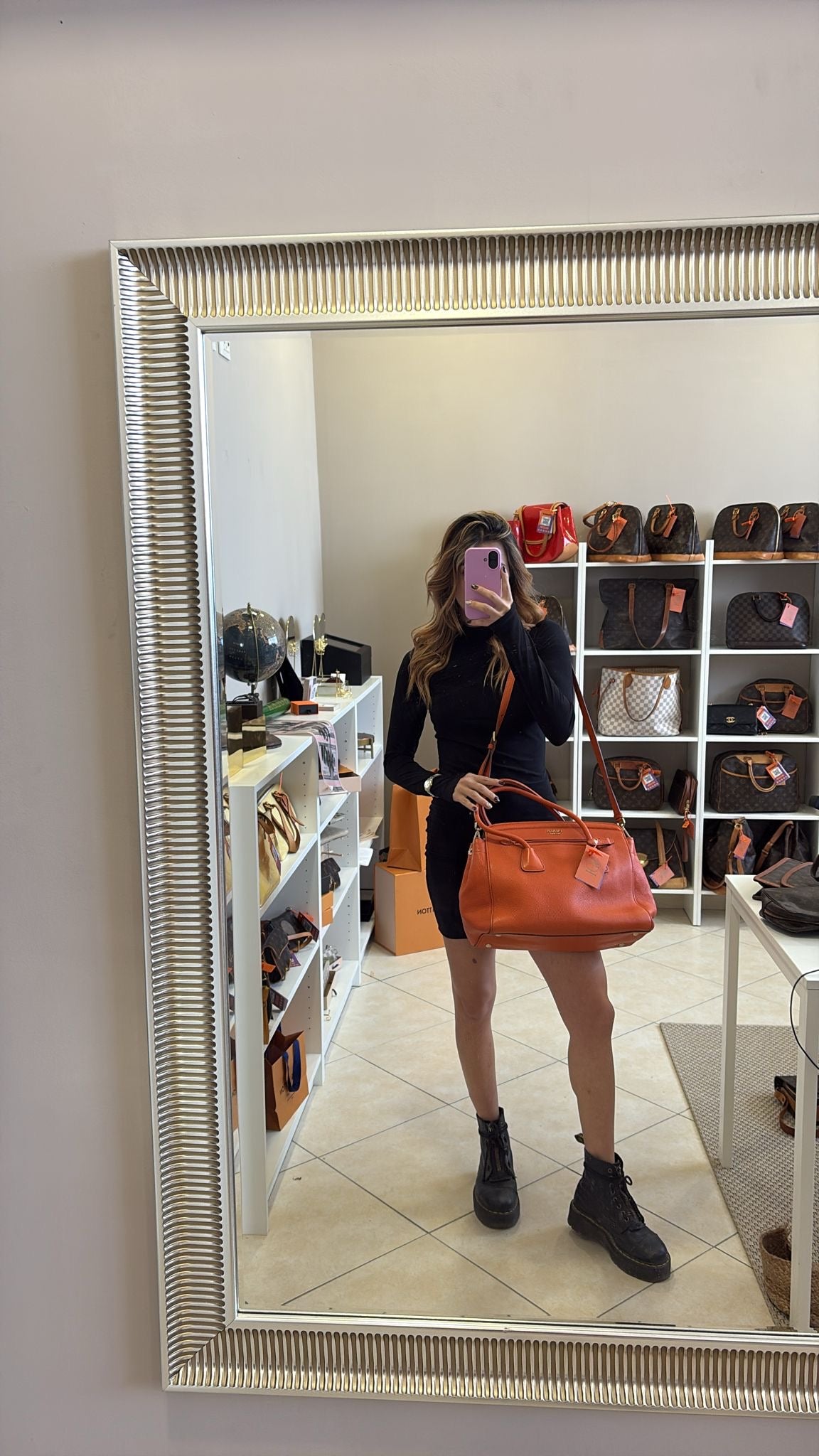 Prada 2way Orange