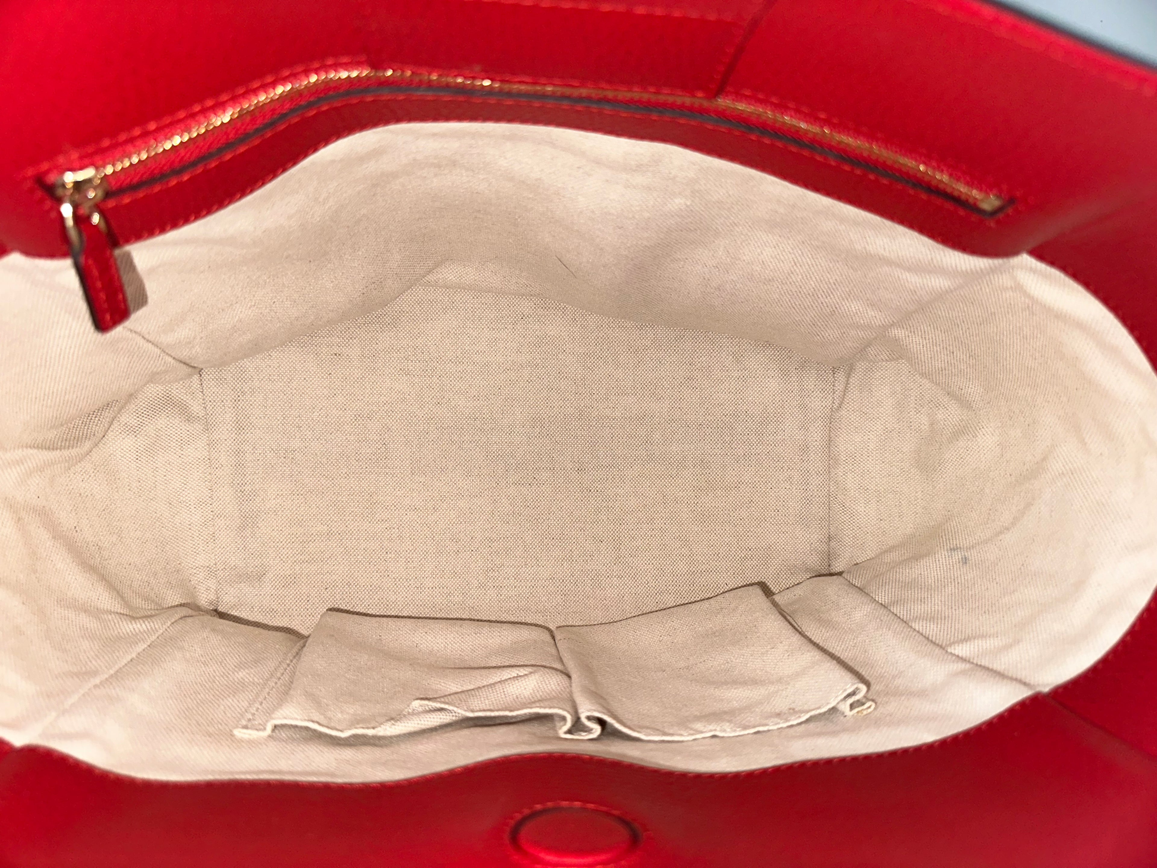 Gucci Red Swing Tote