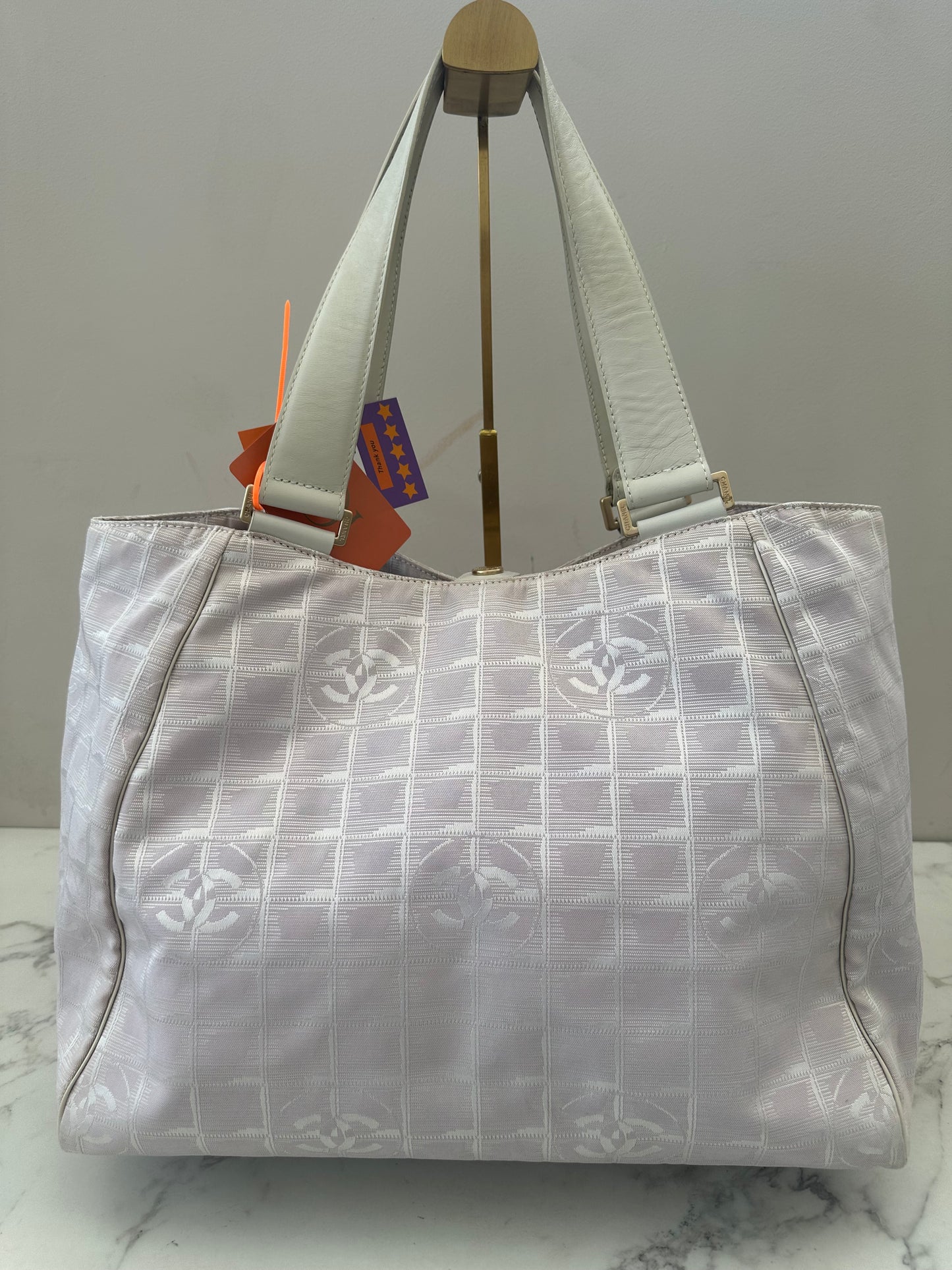Chanel Pink Jacquard Nylon