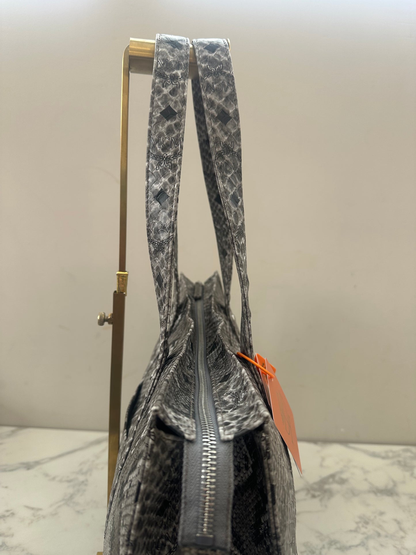 Mcm Grey Tote Bag