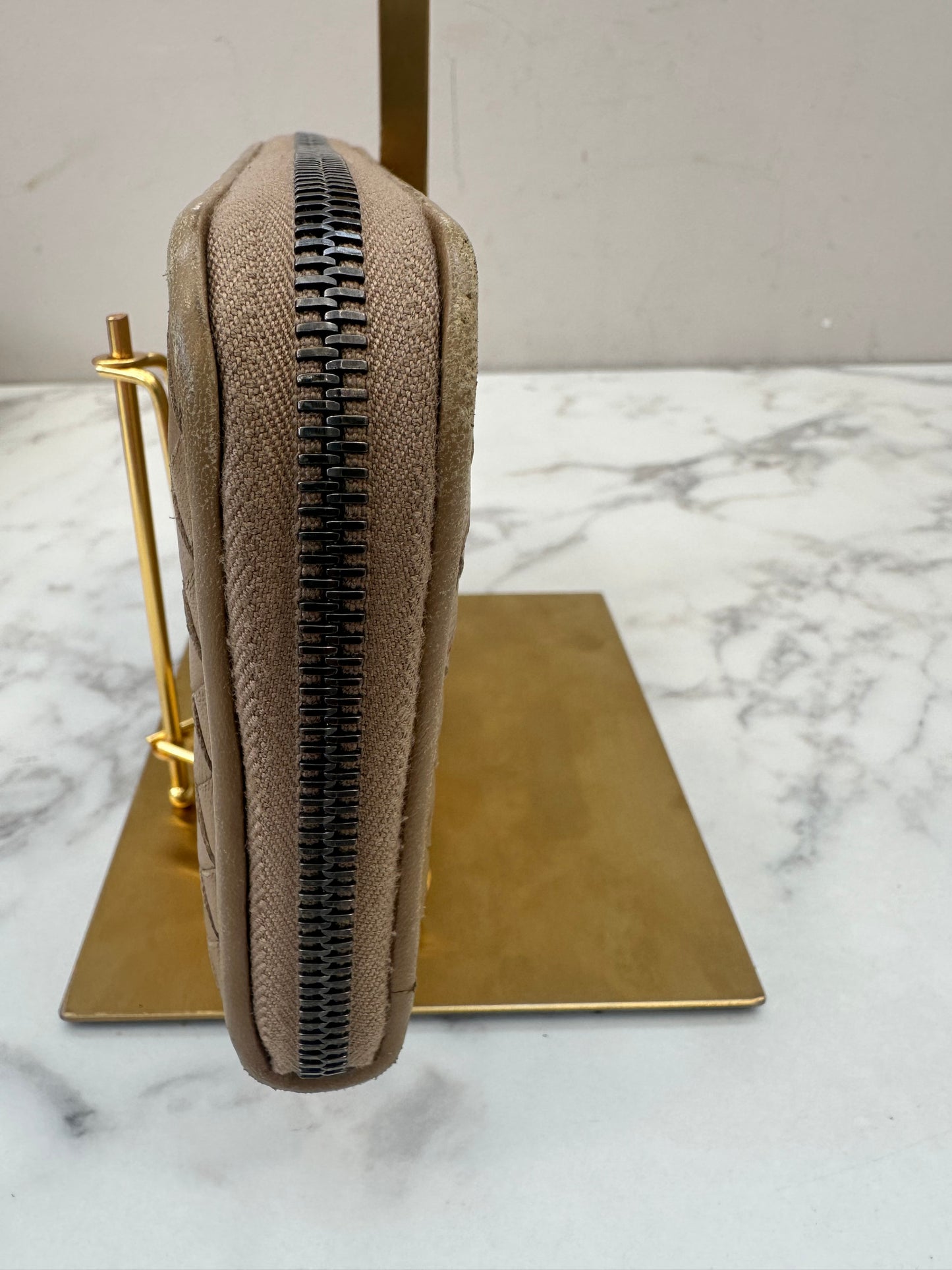Bottega Veneta Beige Wallet