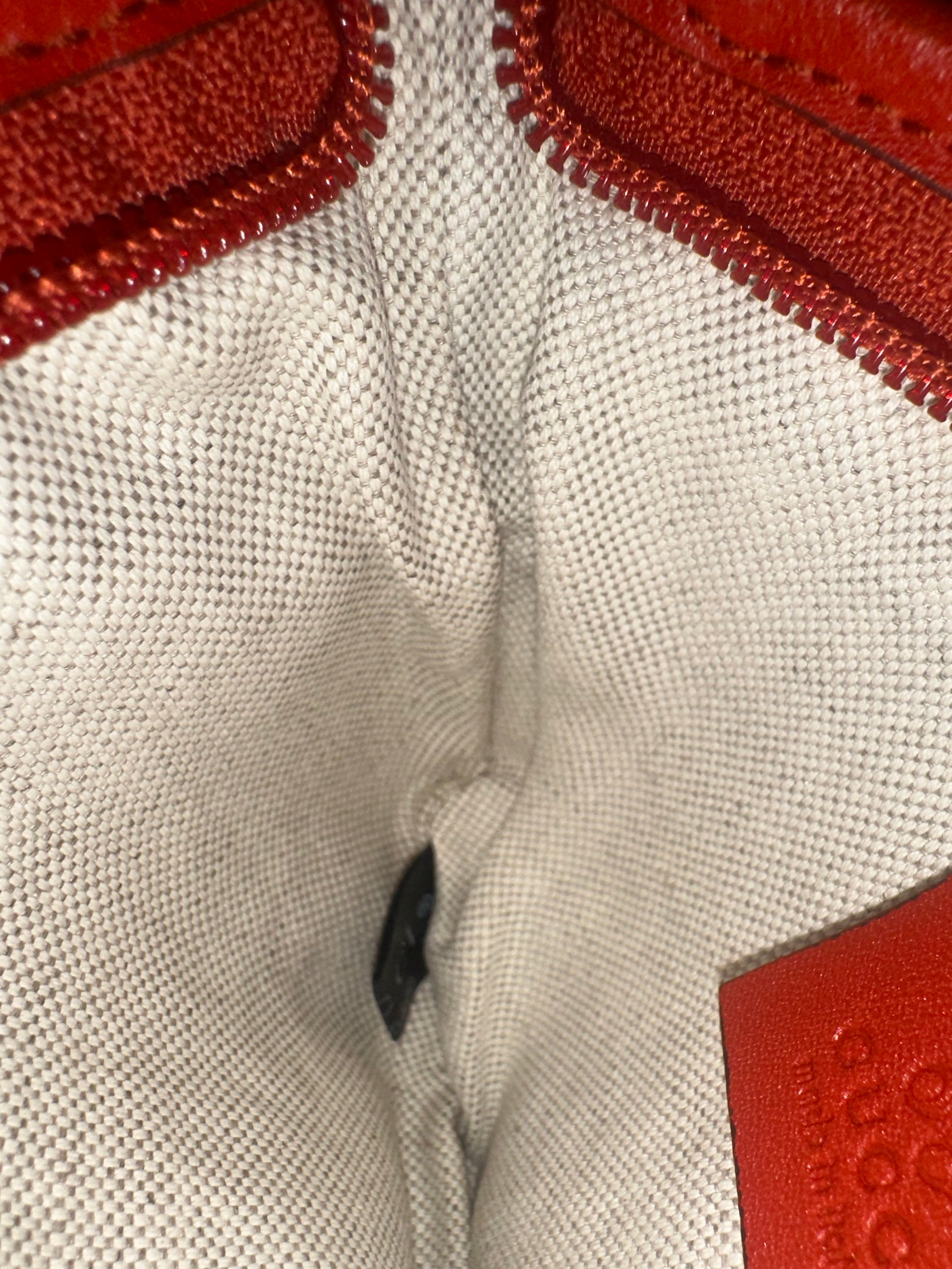 Gucci Red Leather GG