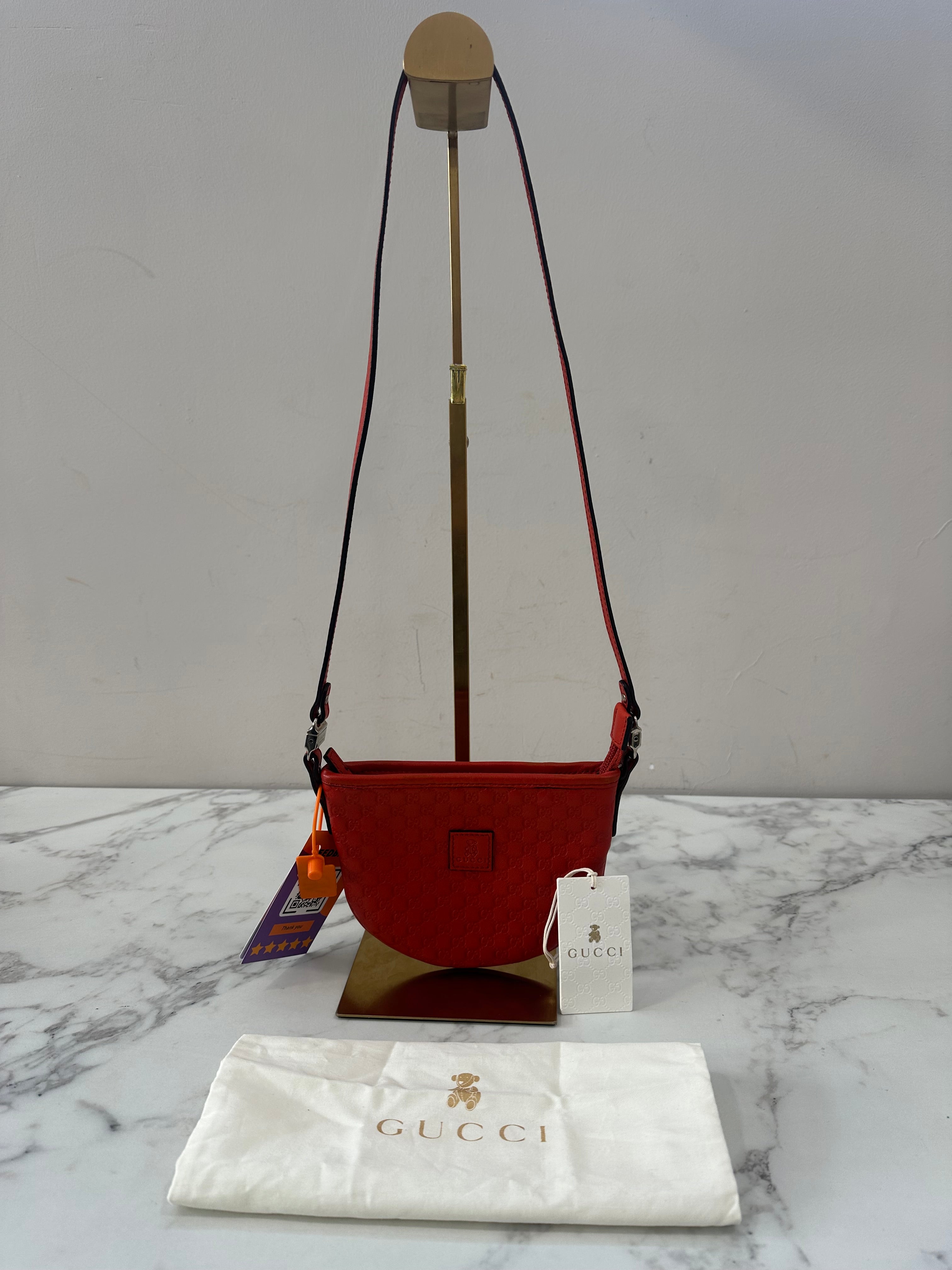 Gucci Red Leather GG