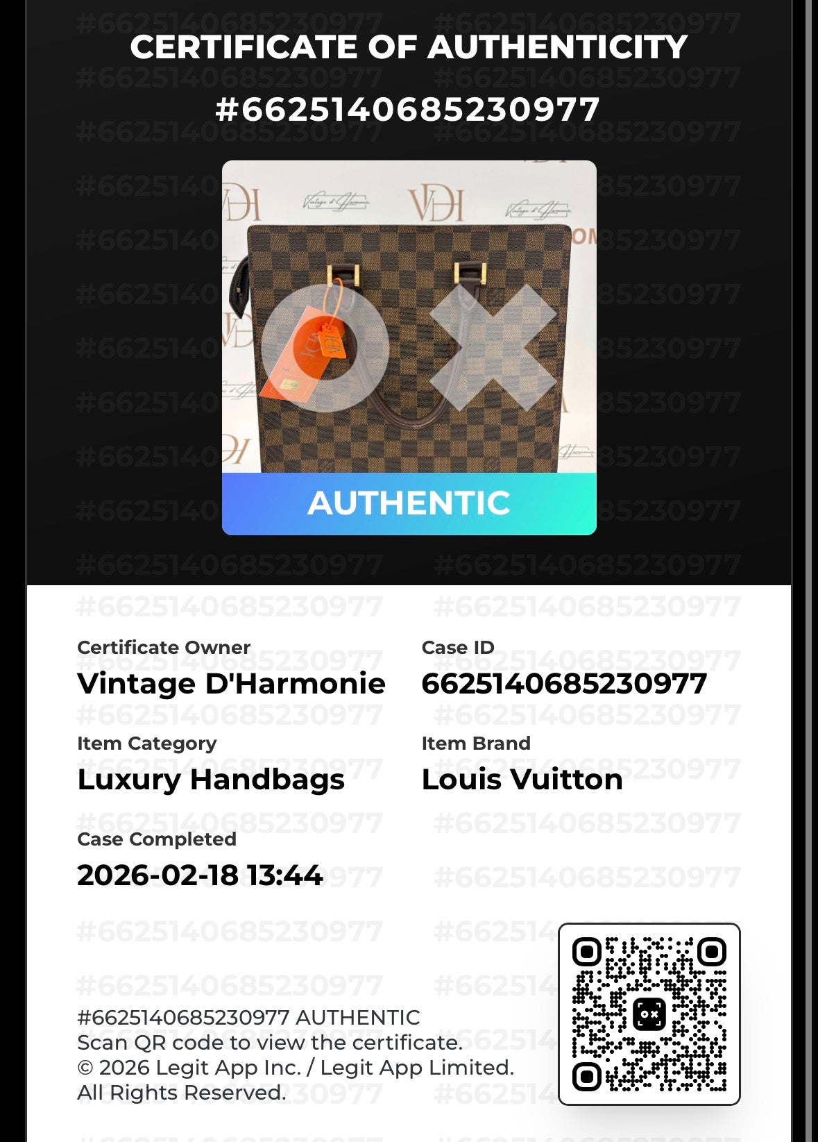 017828 - Louis Vuitton Damier Venice PM
