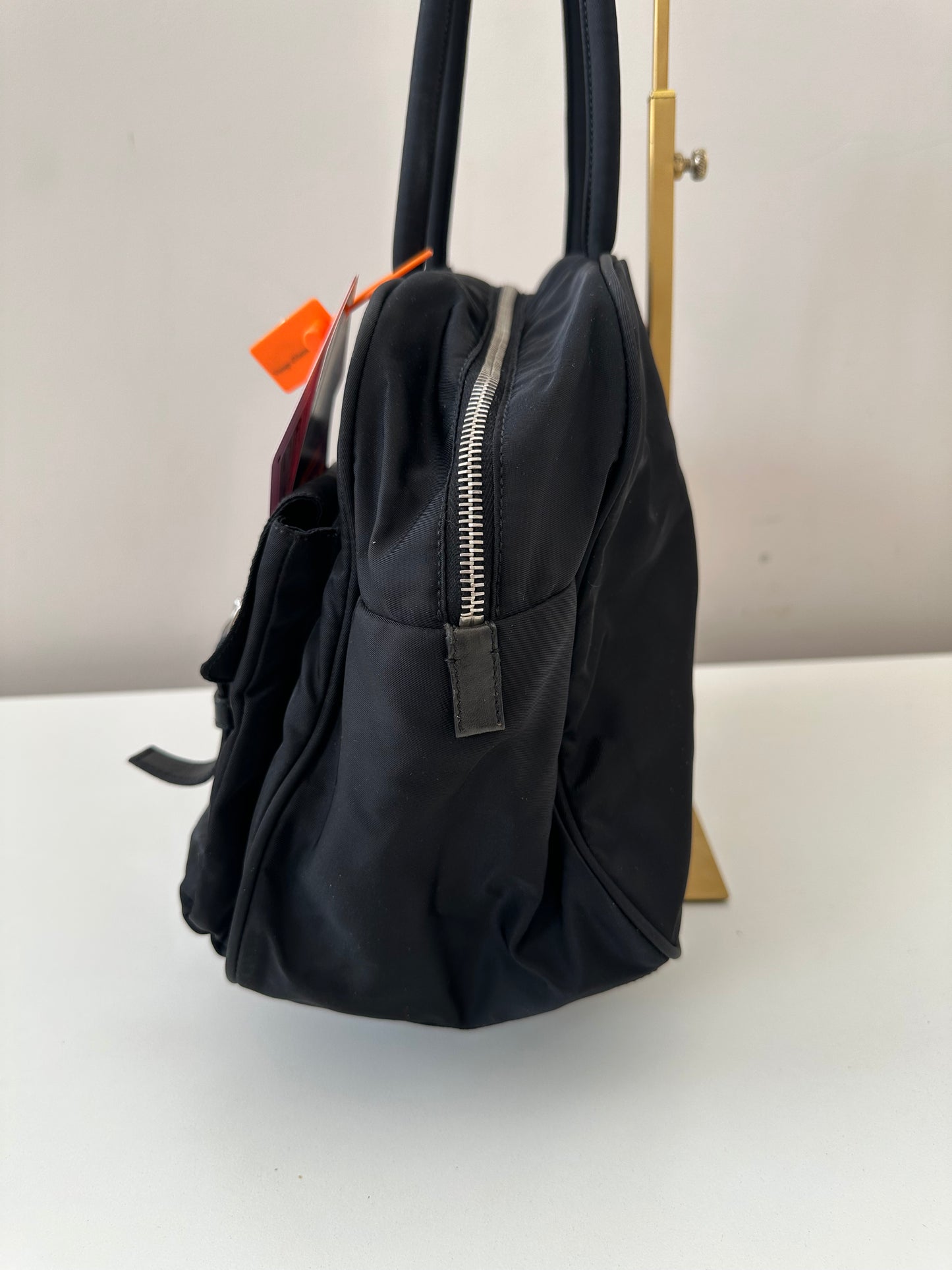 Prada Black Nylon Tote