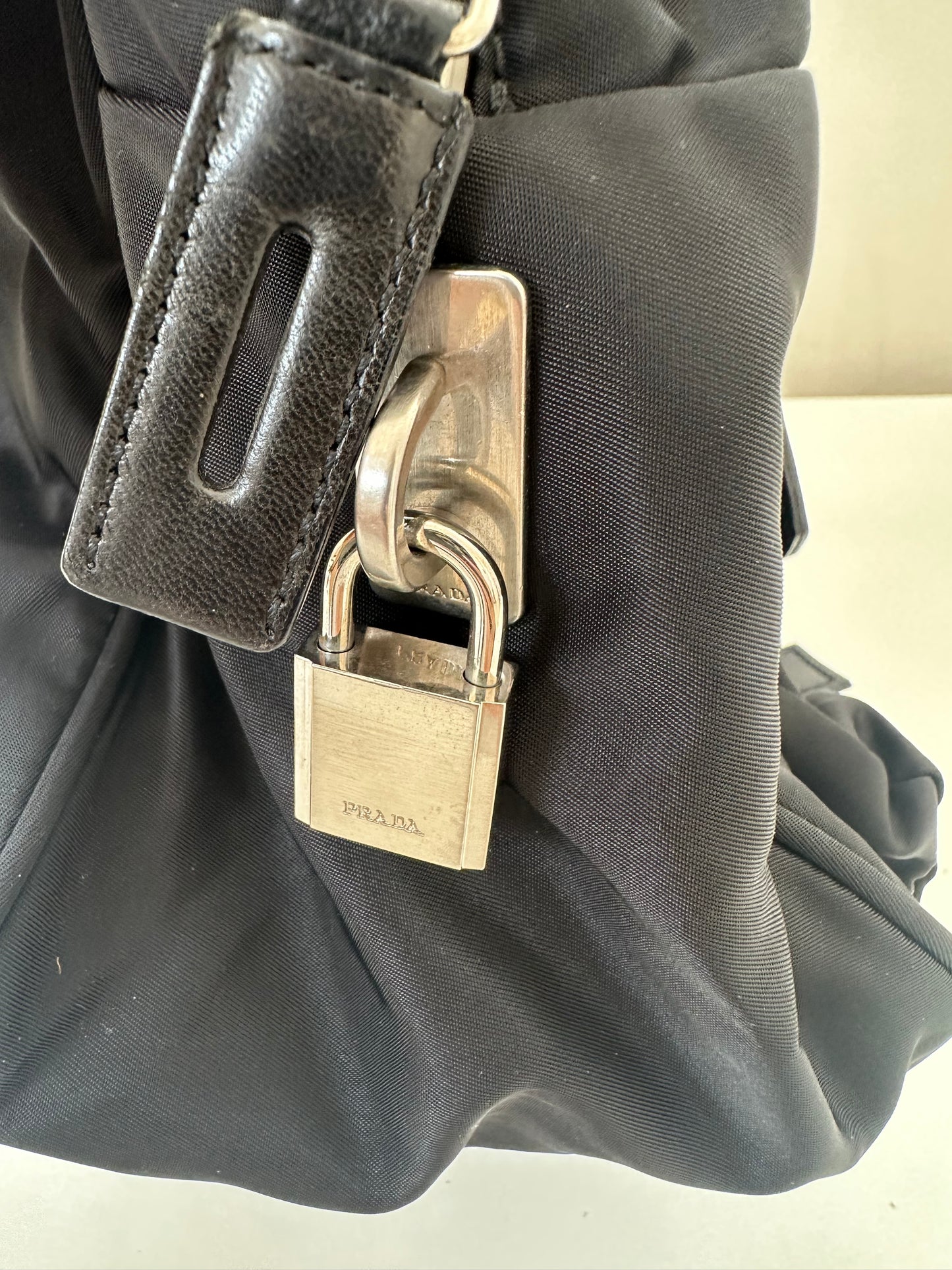 Prada Black Nylon Tote