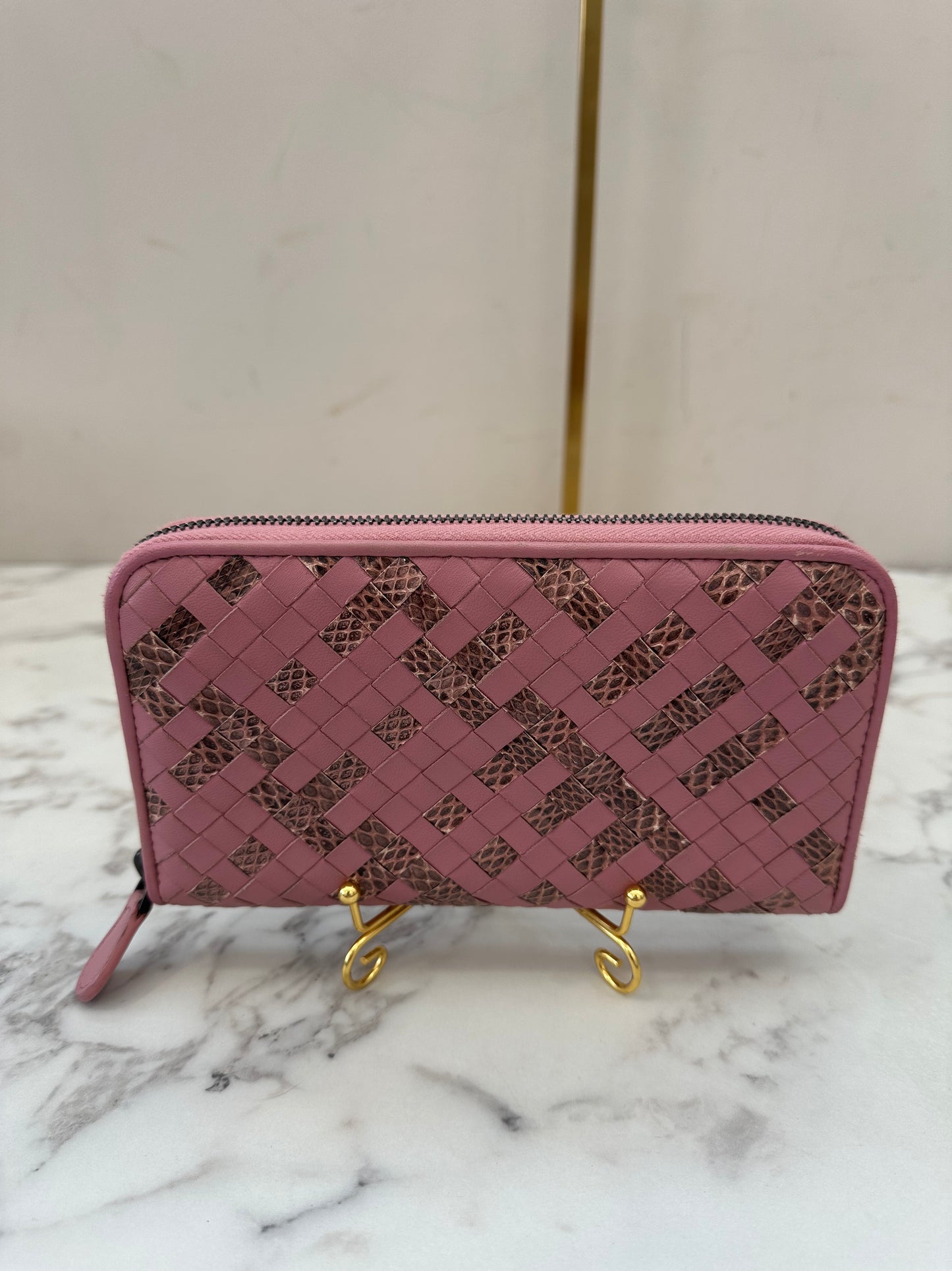 Bottega Veneta Pink Wallet