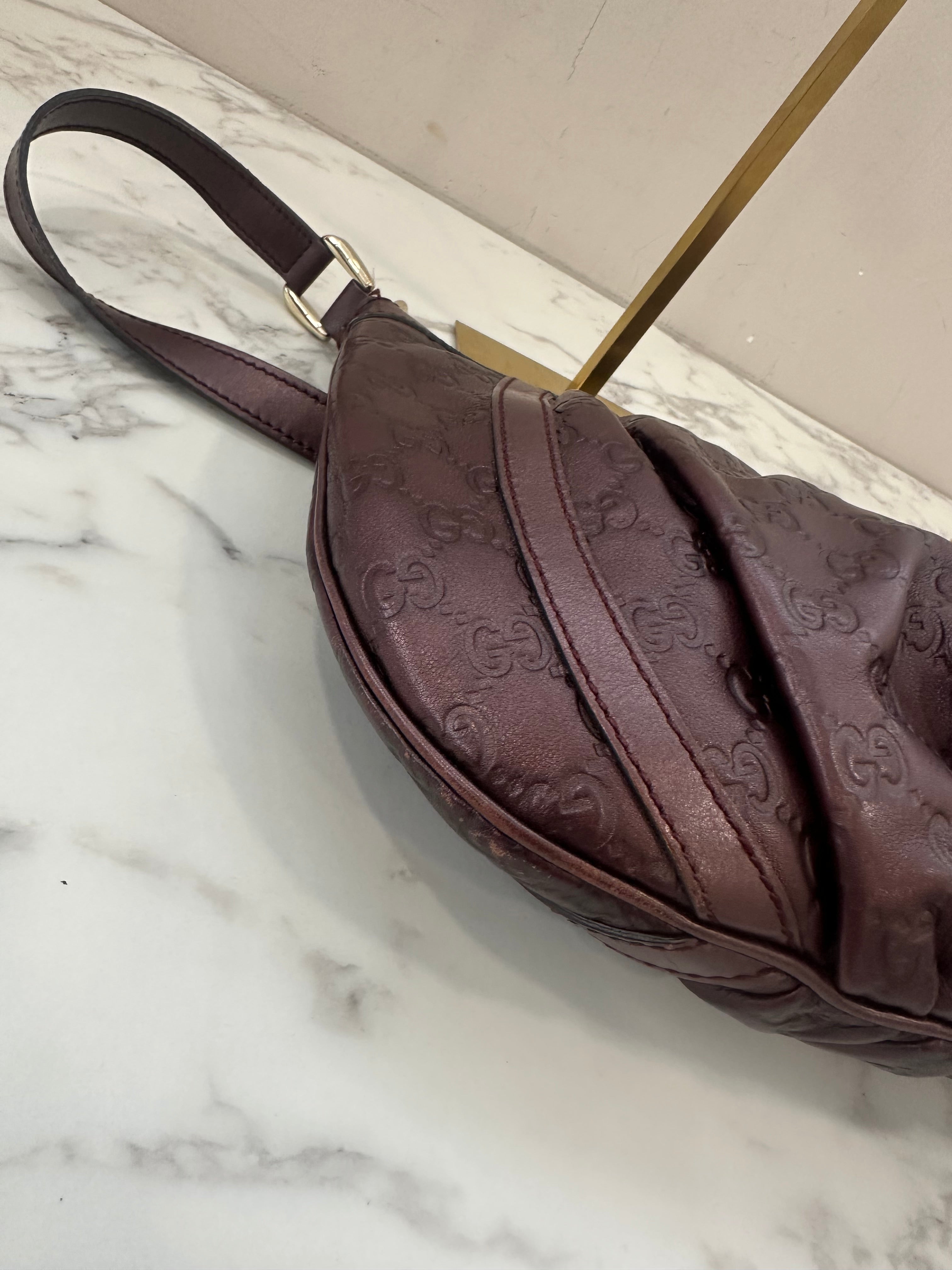 Gucci Brown Guccissima Abbey